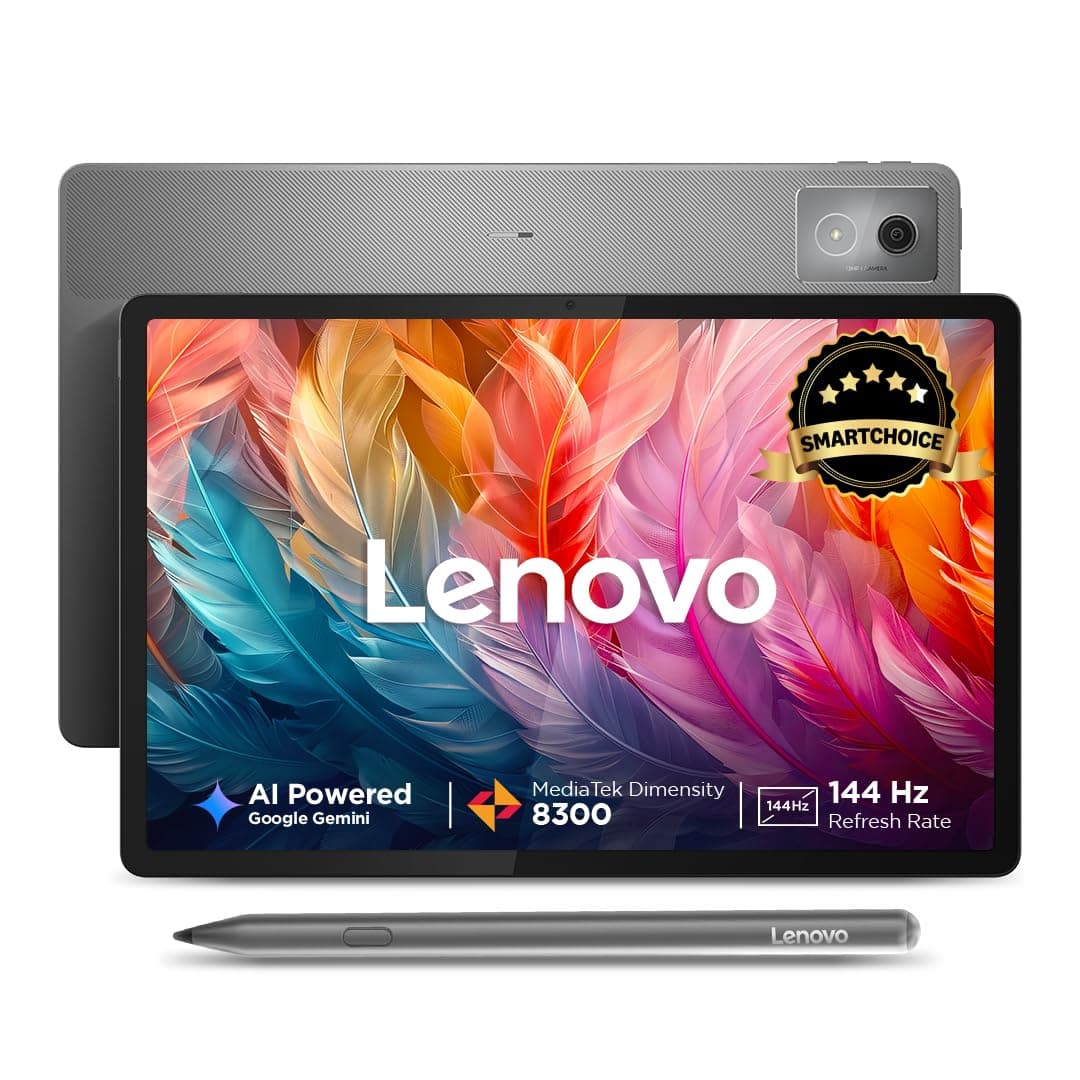 Lenovo {Smartchoice} Idea Tab Pro with Pen Plus|12.7" 3K Display|144 Hz Refresh|12 GB RAM, 256 GB ROM| AI-Enabled| MediaTek Dimensity 8300|Quad JBL Speakers|10200 mAh Battery with 45 W Charger|WiFi 6e