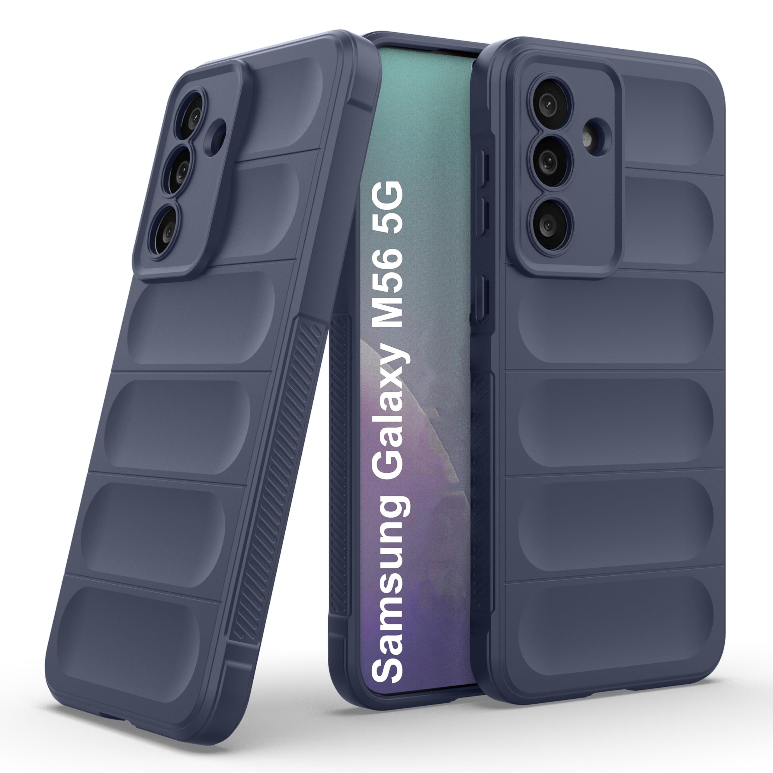 Zapcase Back Case Cover for Samsung Galaxy M56 5G | Compatible for Samsung Galaxy M56 5G Back Cover | Liquid Silicon Magic Case with Camera Protection | Sapphire