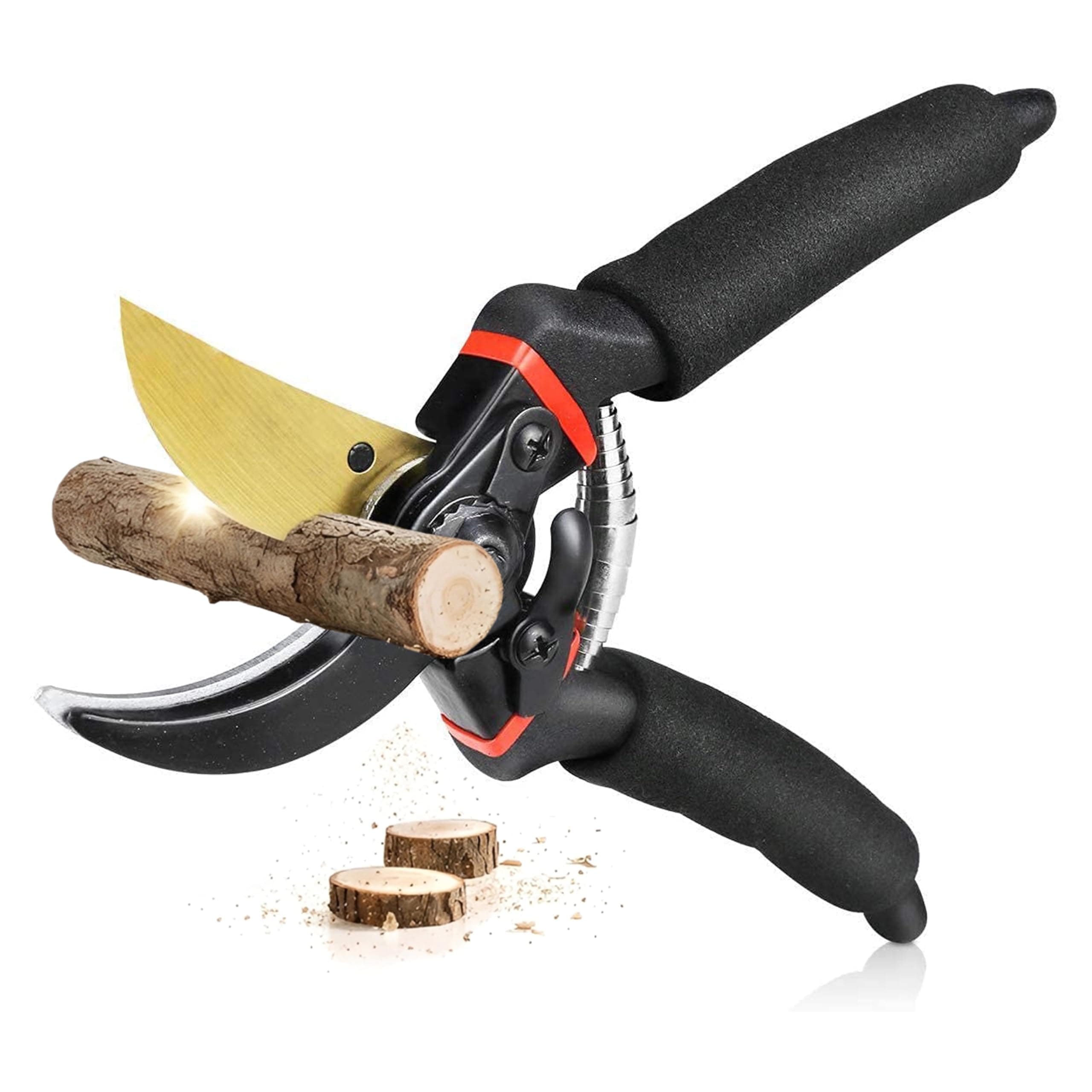 JD FRESH 8 Inch Heavy Duty Gardening Scissor/Plant Cutter for Garden/Pruners for Plants/Branch Cutter for Plants/Flower Cutter/Secateurs/Pruning Shears (Black)