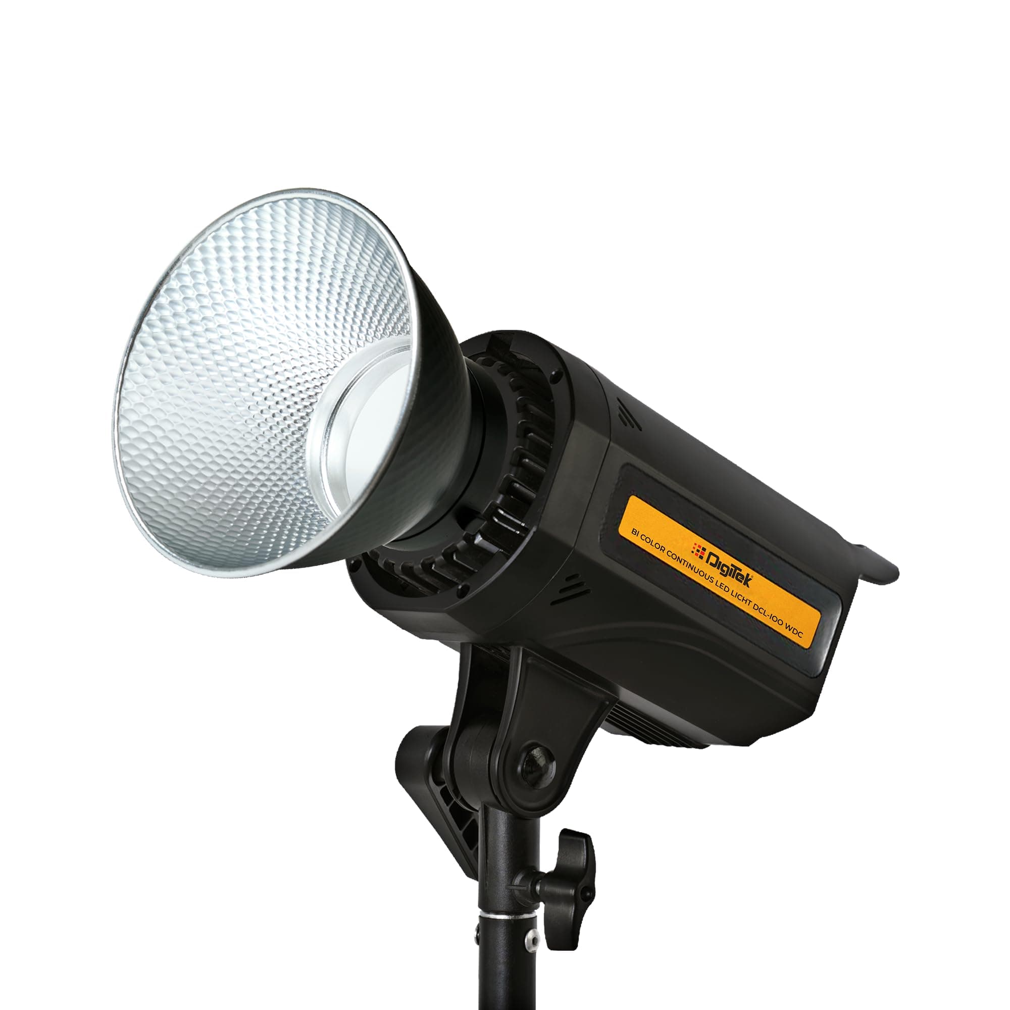 Digitek Lite (DCL 100 WDC Bi-Color) Continuous LED Video Light with Reflector, 100W COB Studio Light, 2700K-6500K Adjustable, High CRI, 10600LM, 8 FX Effects for Photography & Videography