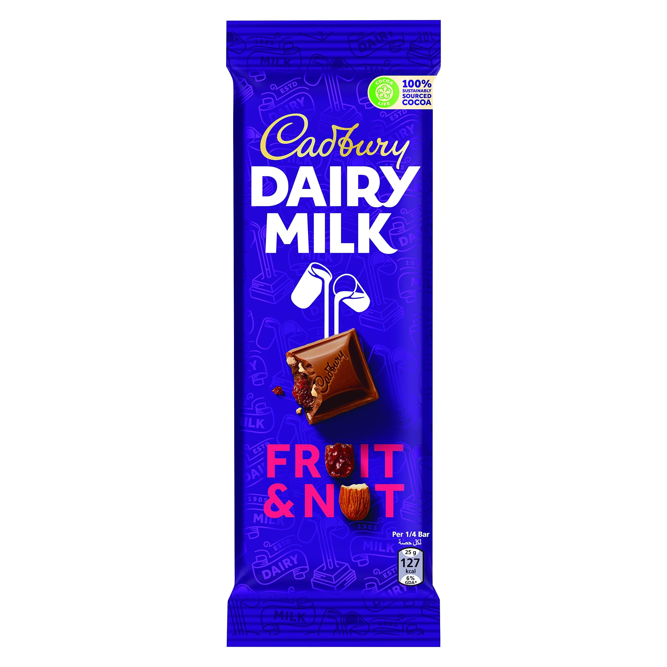 Cadbury Dairy Milk Fruit & Nut,100 Grams