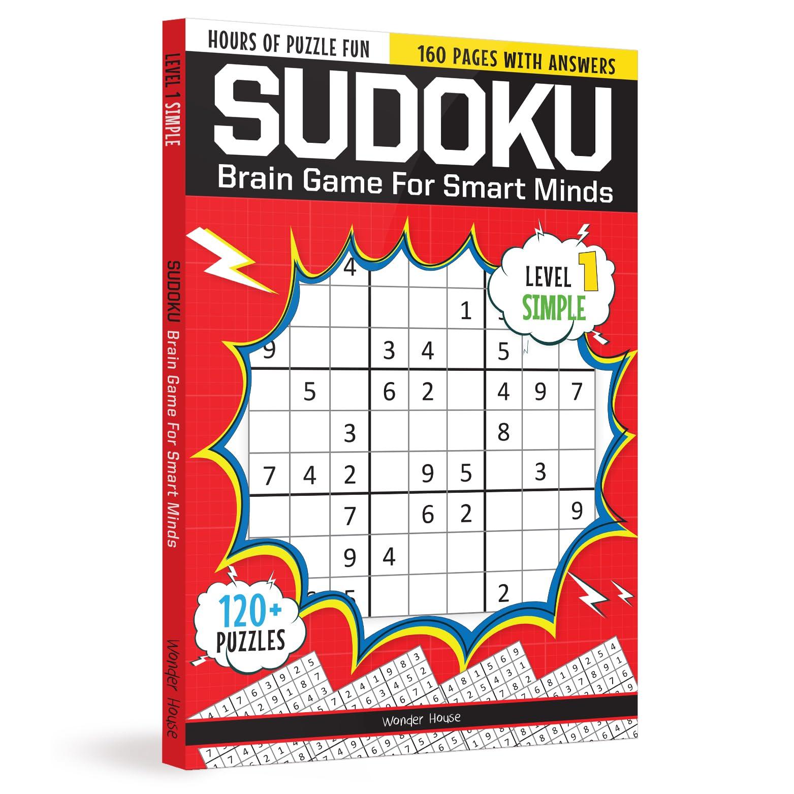 Sudoku - Brain Games for Smart Minds: Box Set of 3 | Logic Building & Critical Thinking for Kids | Ages 6–10 | 6 Hours of Fun