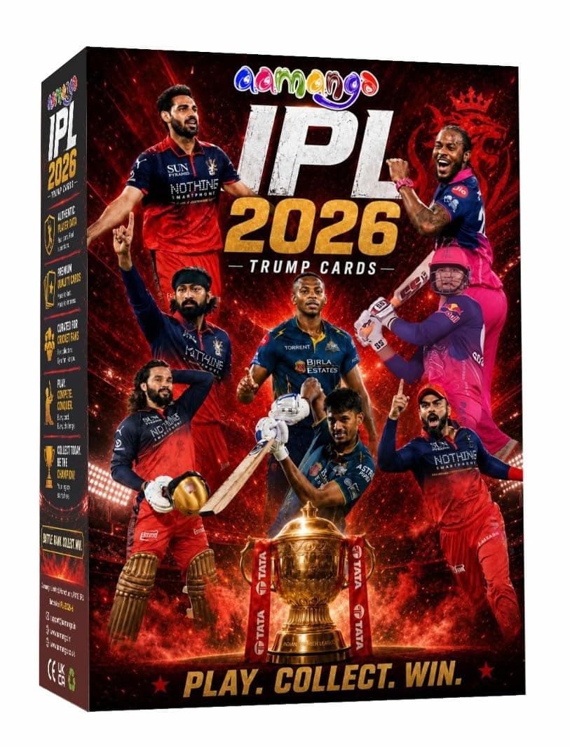 Aamango IPL 2026 Trump Cards | Collectible Card Game Featuring Top Players | Ultimate Gift for Cricket Fans
