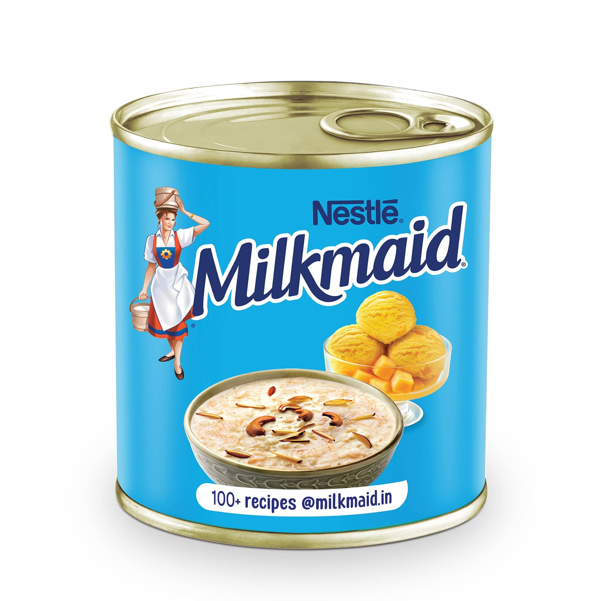 Nestlé Milkmaid Partly Skimmed Sweetened Condensed Milk, 380g Tin