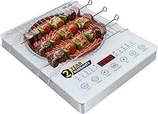 BELL CLOUD390 Infrared Cooktop 2200W – Works with All Types of Cookware, Adjustable Temperature Control, Energy-Efficient Heating, Durable Strong Handles, Portable Electric Cooking Stove, White