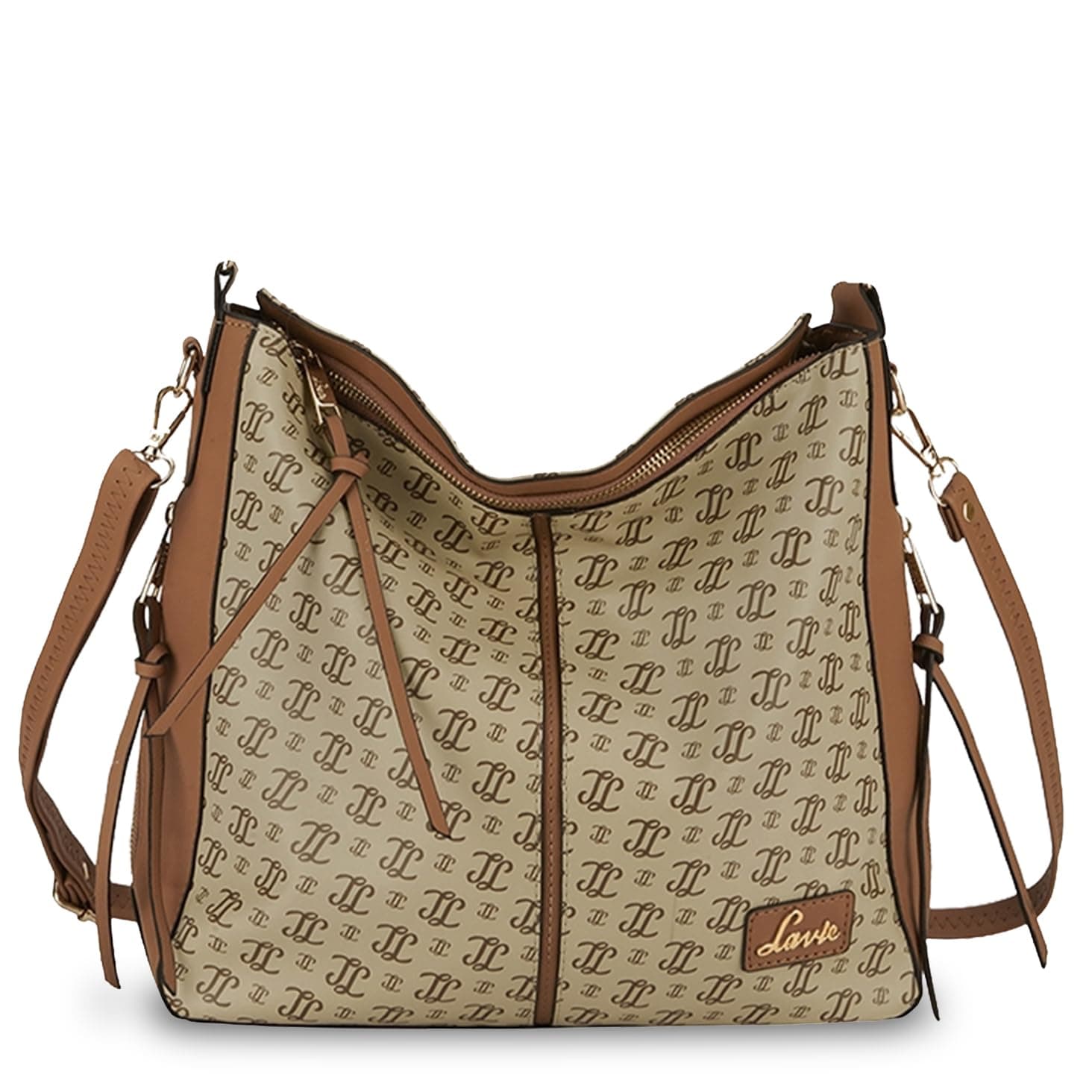 Lavie Women's Mono Clair Large Hobo Bag | Ladies Purse Handbag | Bag for Women | Rakhi Gift for Sister