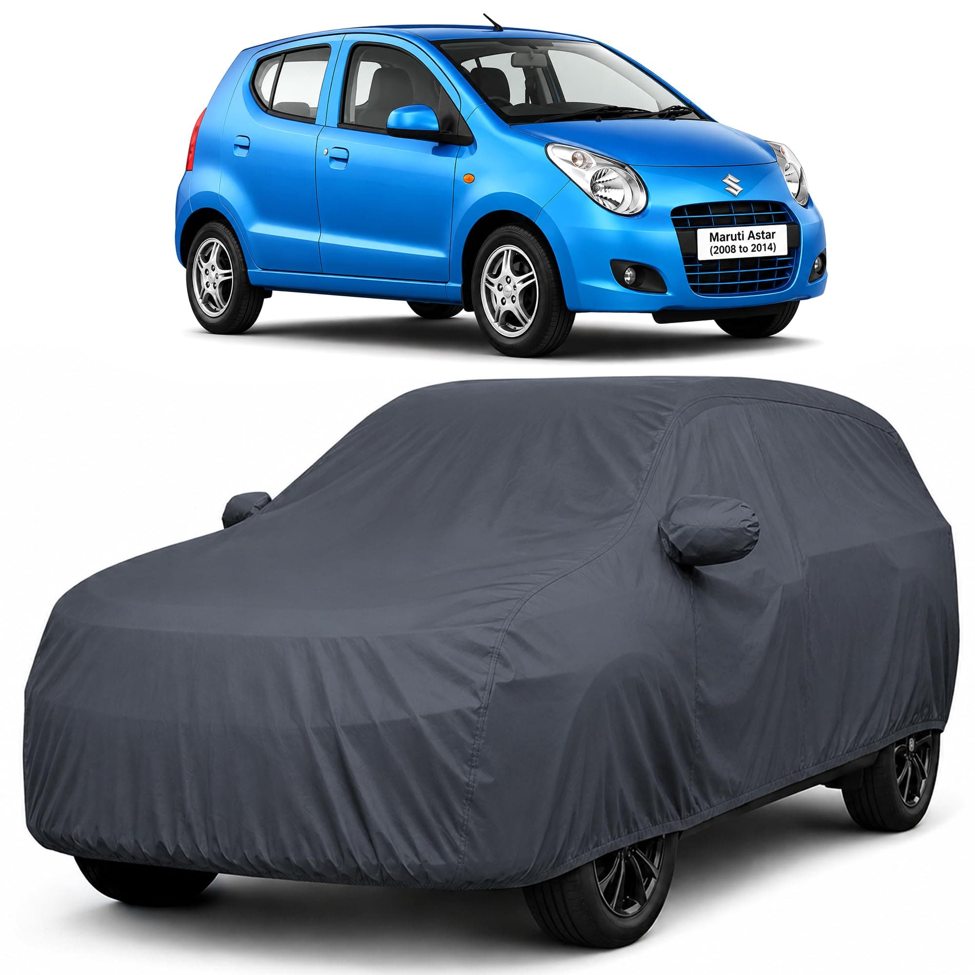 Autofact Car Body Cover Compatible with Astar 2008-2014 | Custom Fit Car Cover |100% Waterproof | Triple-Stitched Lightweight Fabric | Dustproof | Indoor & Outdoor Use | Elastic Bottom