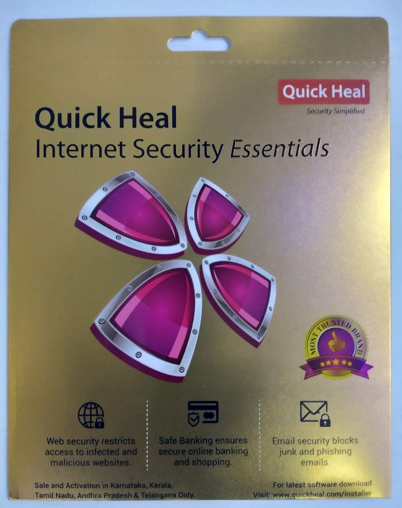 Quick Heal Internet Security Essential,Cd_Rom