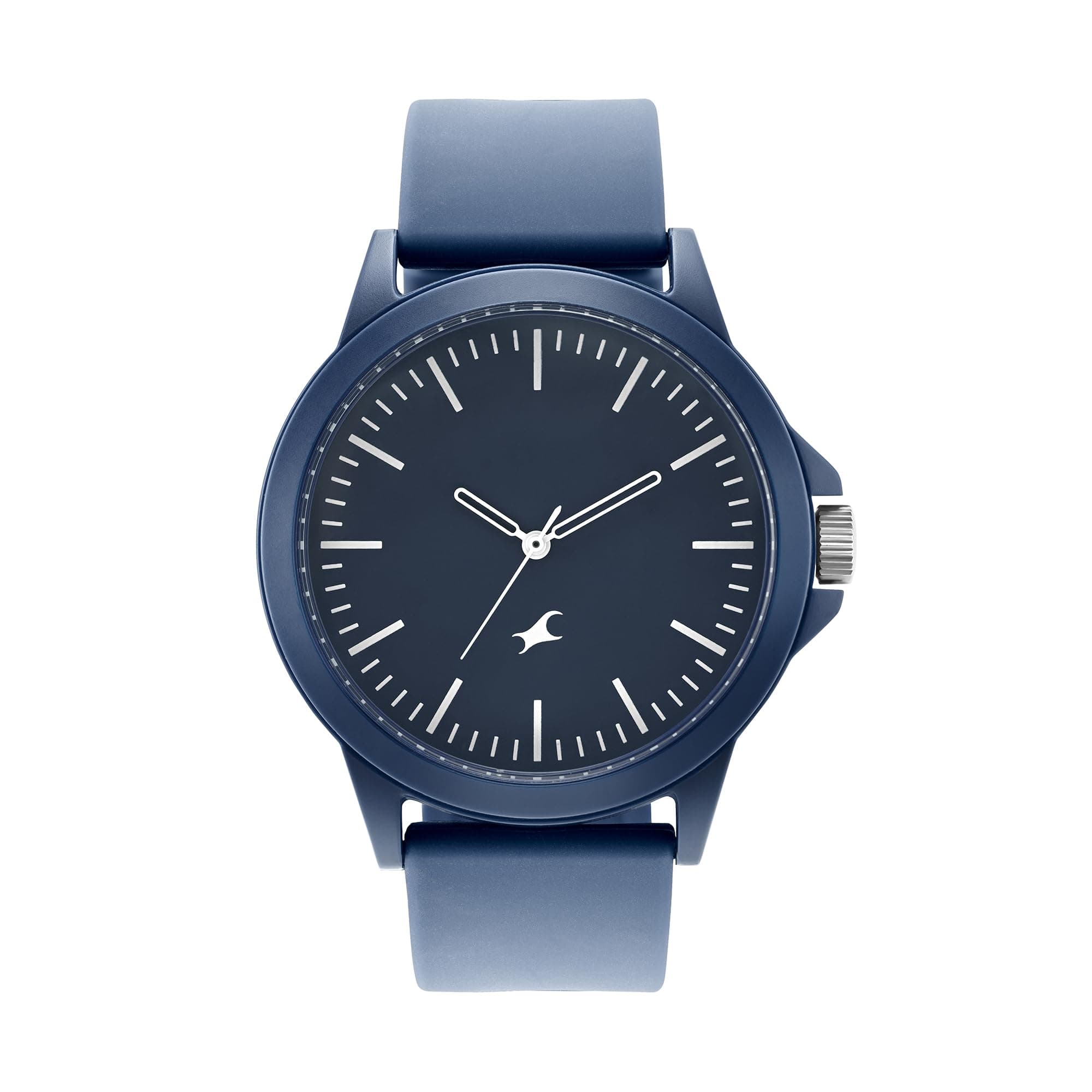 Fastrack Quartz Analog Blue Dial Blue Silicone Strap Unisex Watch - NT38024PP67W