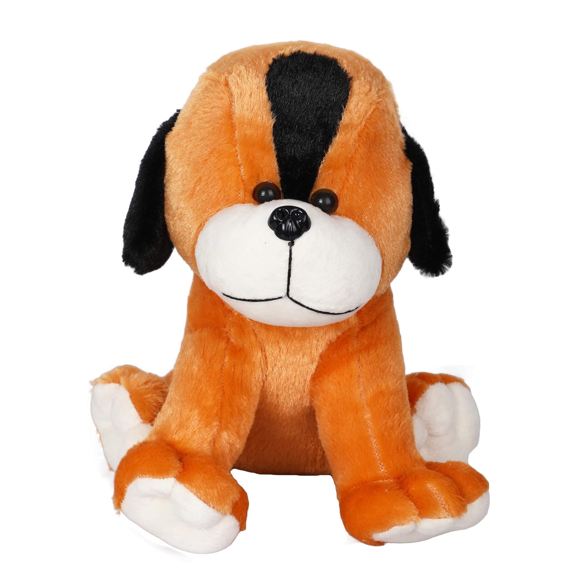 HUG 'n' FEEL SOFT TOYS Dog Soft Toy (30 Cm, Brown)