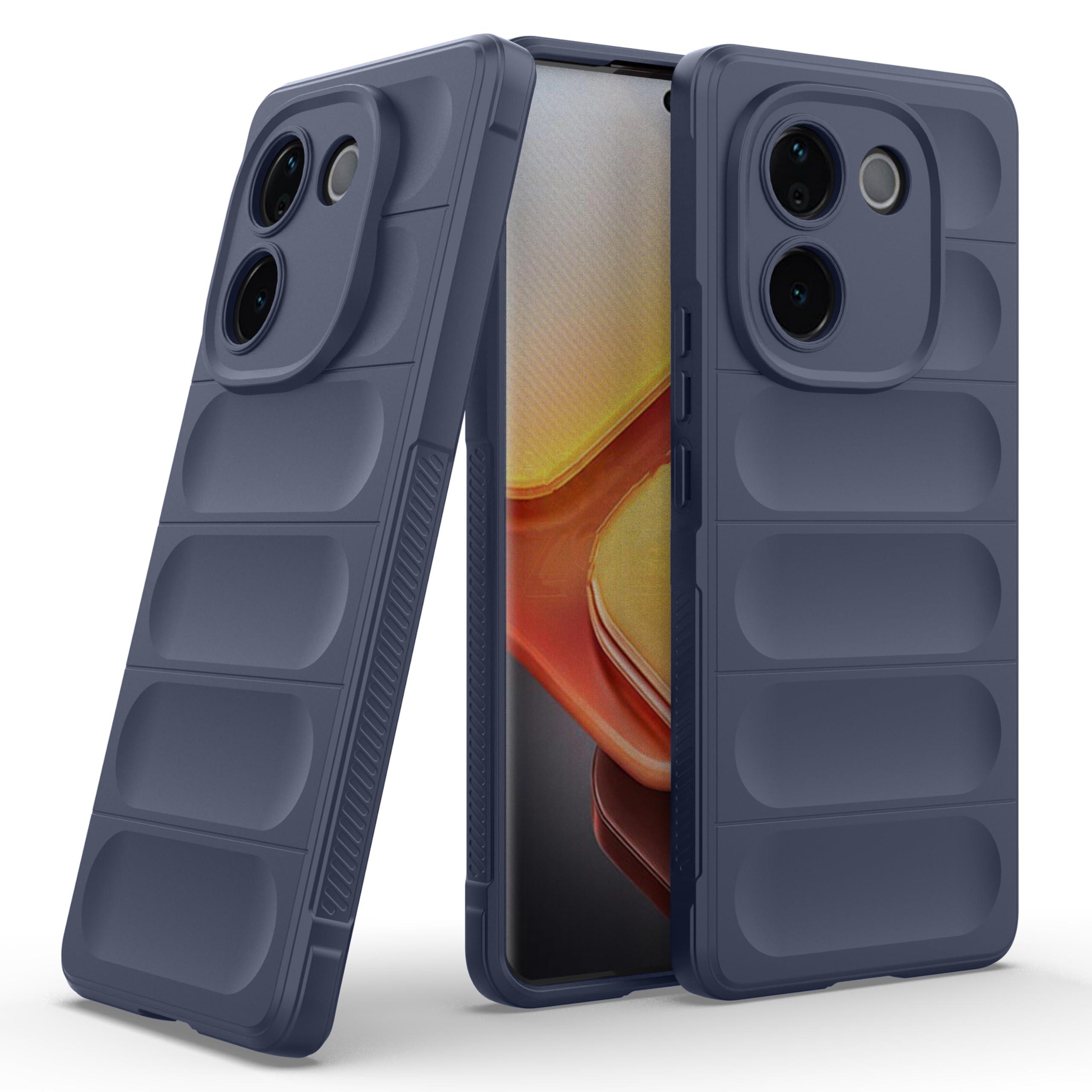 Zapcase Back Case Cover for Poco M7 Pro 5G | Compatible for Poco M7 Pro 5G Back Cover | Liquid Silicon Magic Case with Camera Protection | Sapphire
