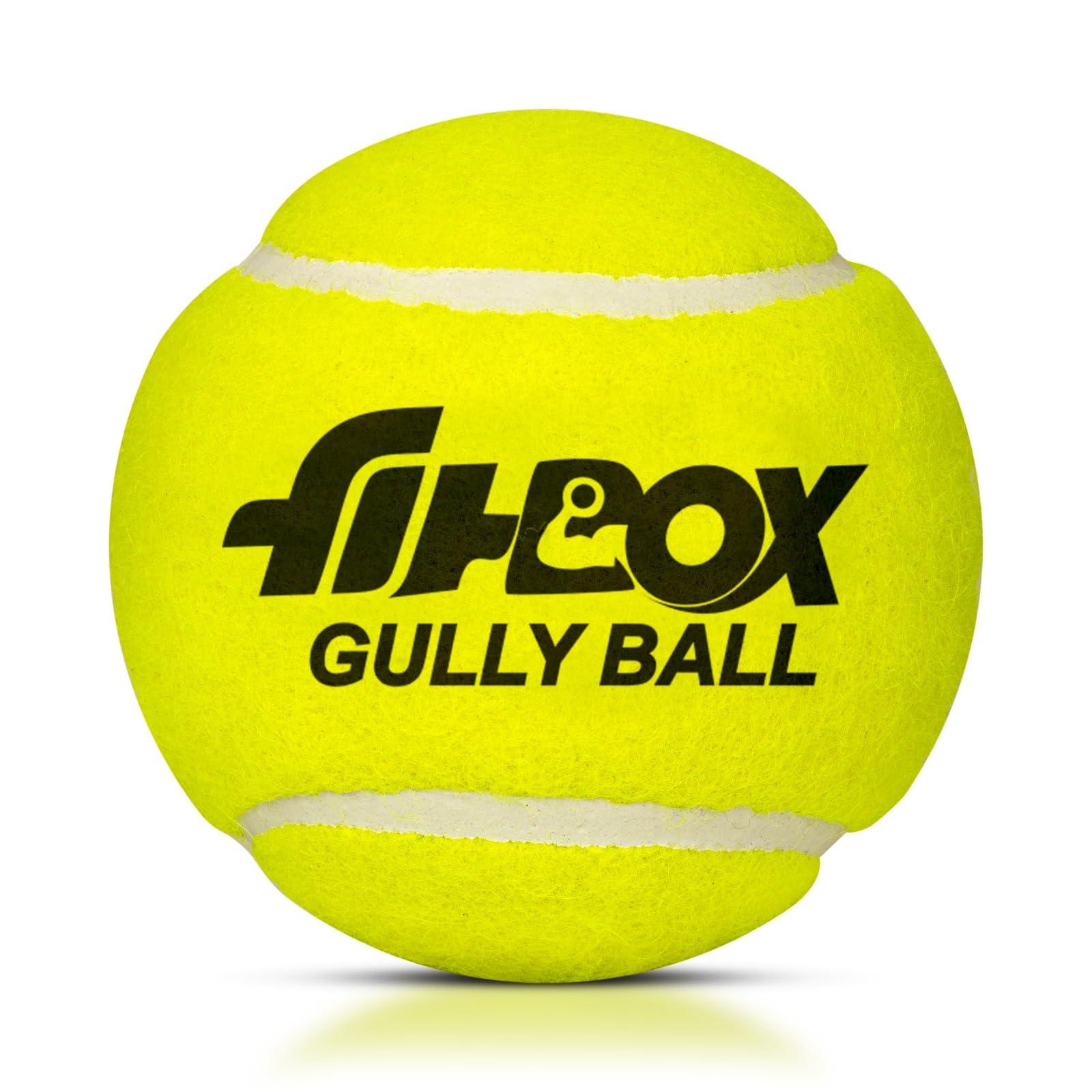 FitBox Sports Gully Ball, Cricket Ball for Street Match Cricket Ball Tennis & Lawn Cricket
