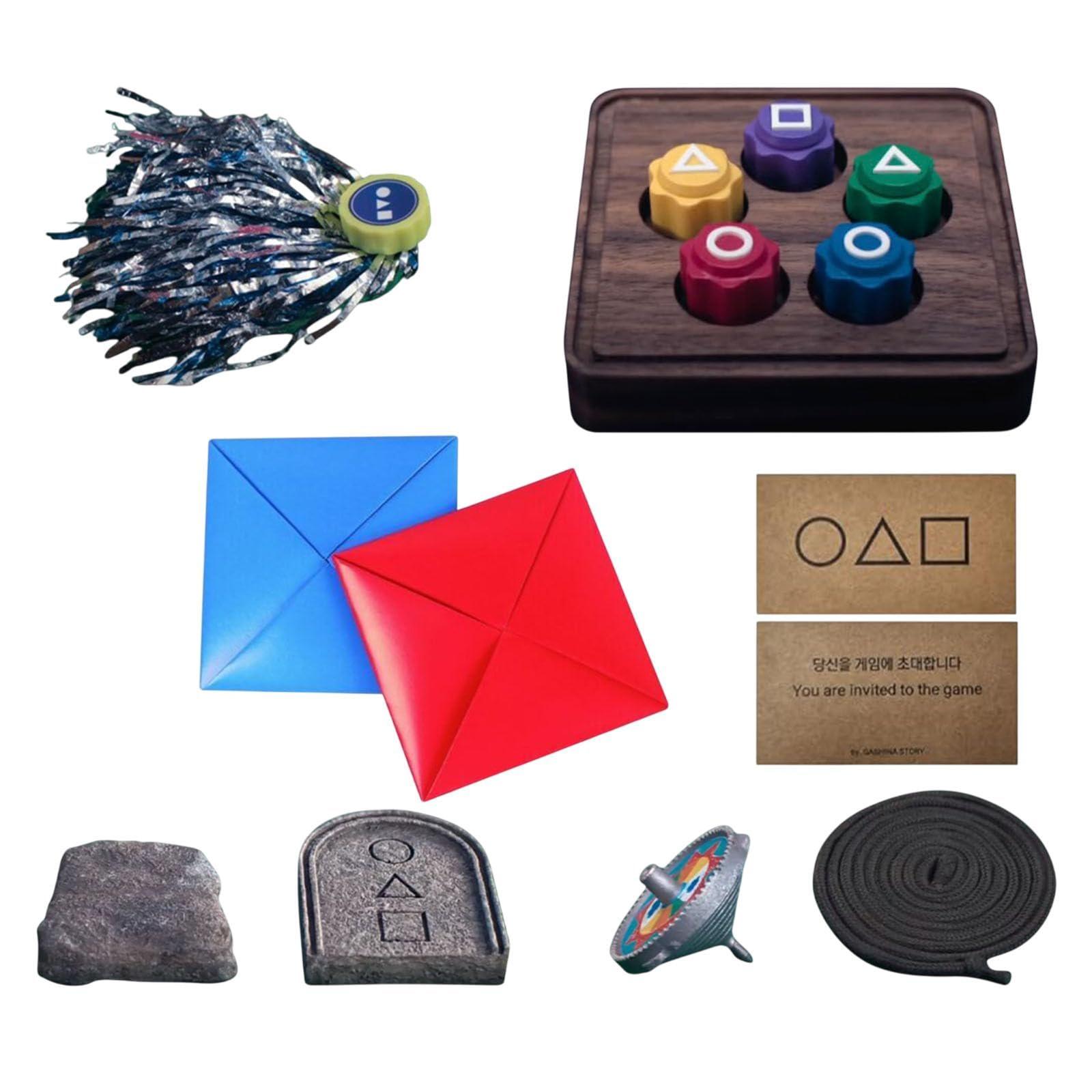 UJEAVETTE Korean Folk Game Set Portable Stone Pebbles SE for Home Family Entertainment