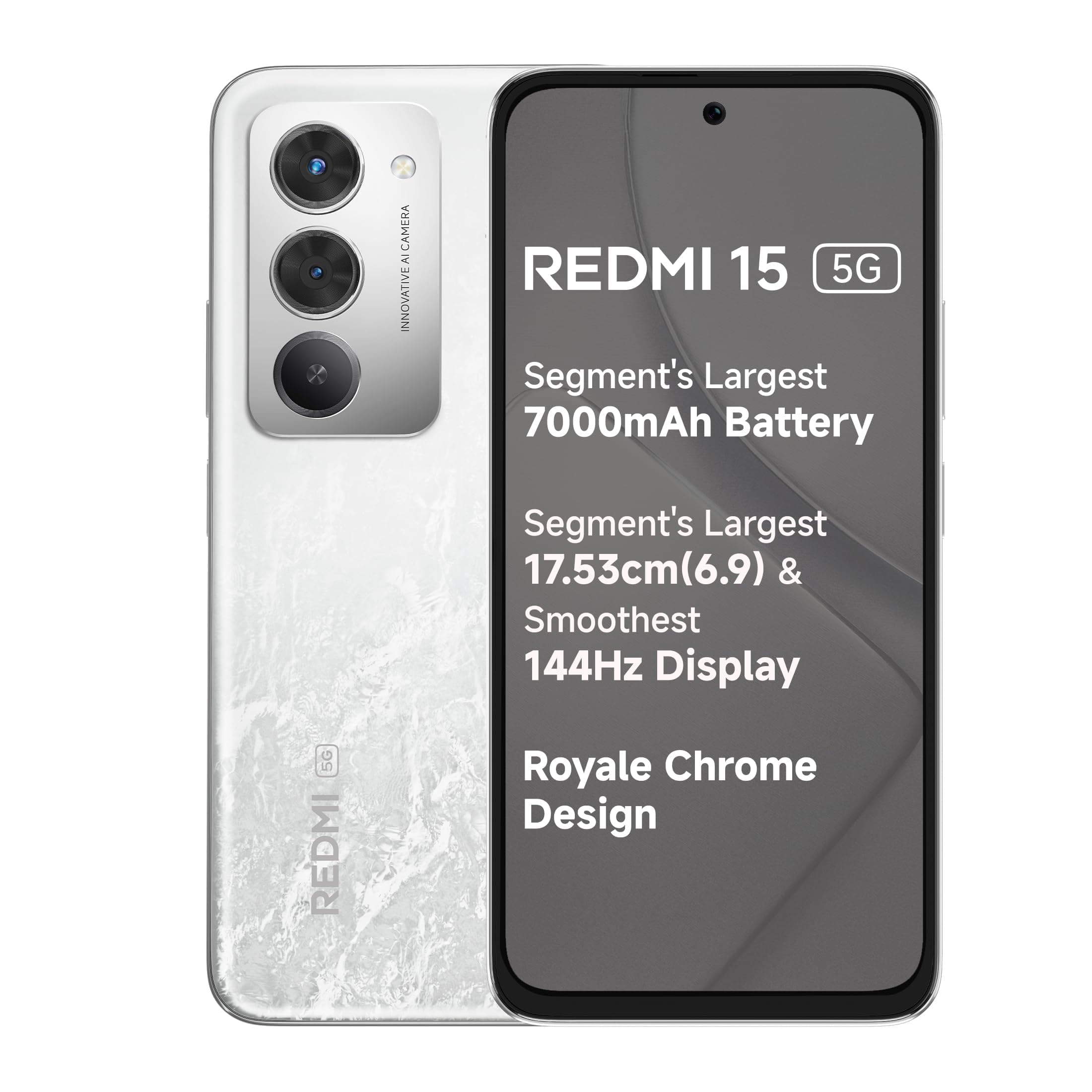 Redmi 15 5G Frosted White 8GB + 128GB