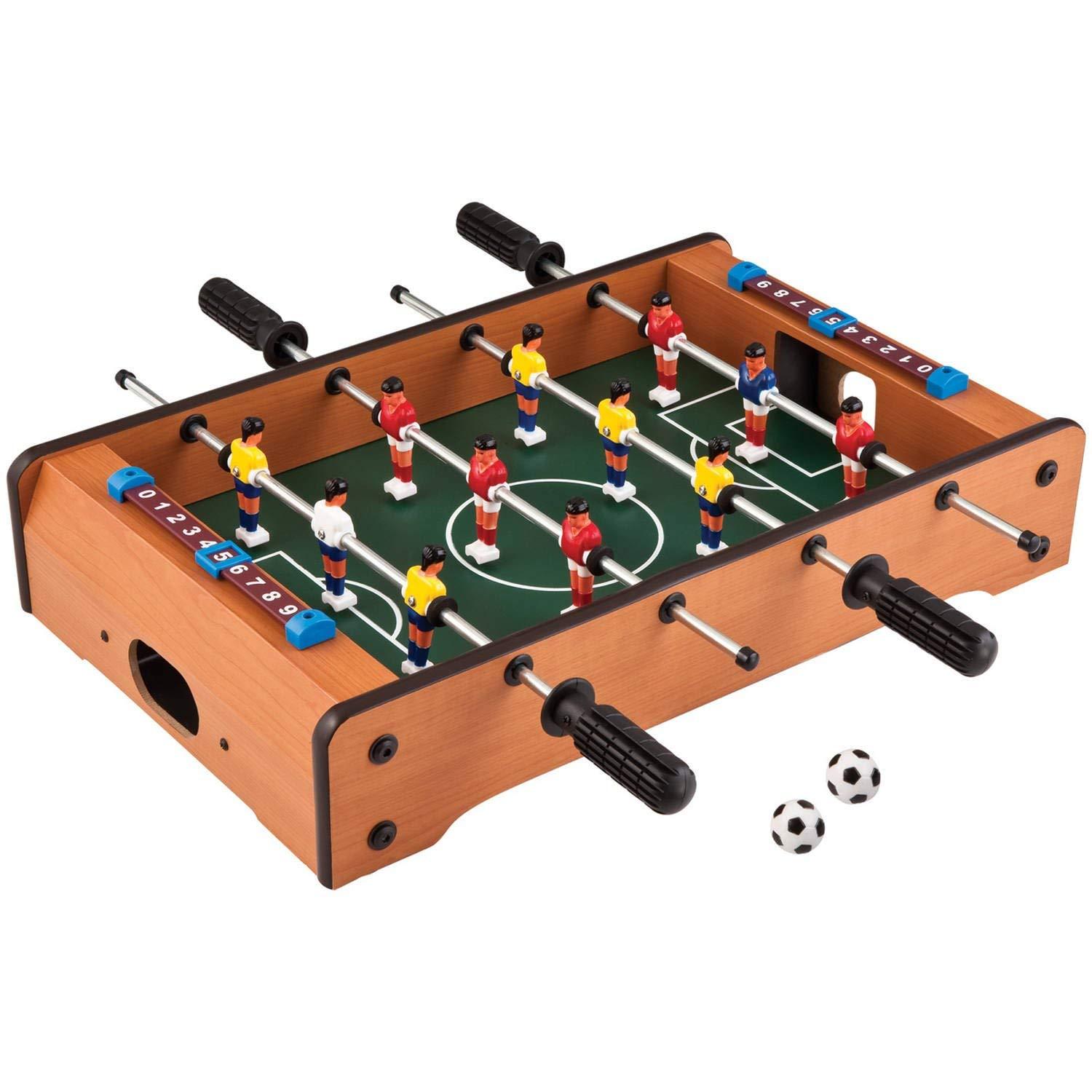 Chocozone Big-Sized Foosball Table Soccer Game Toys for 4 Years Old Boys & Girls-Wood,Multicolor(with 4 Rods ( 51cm))