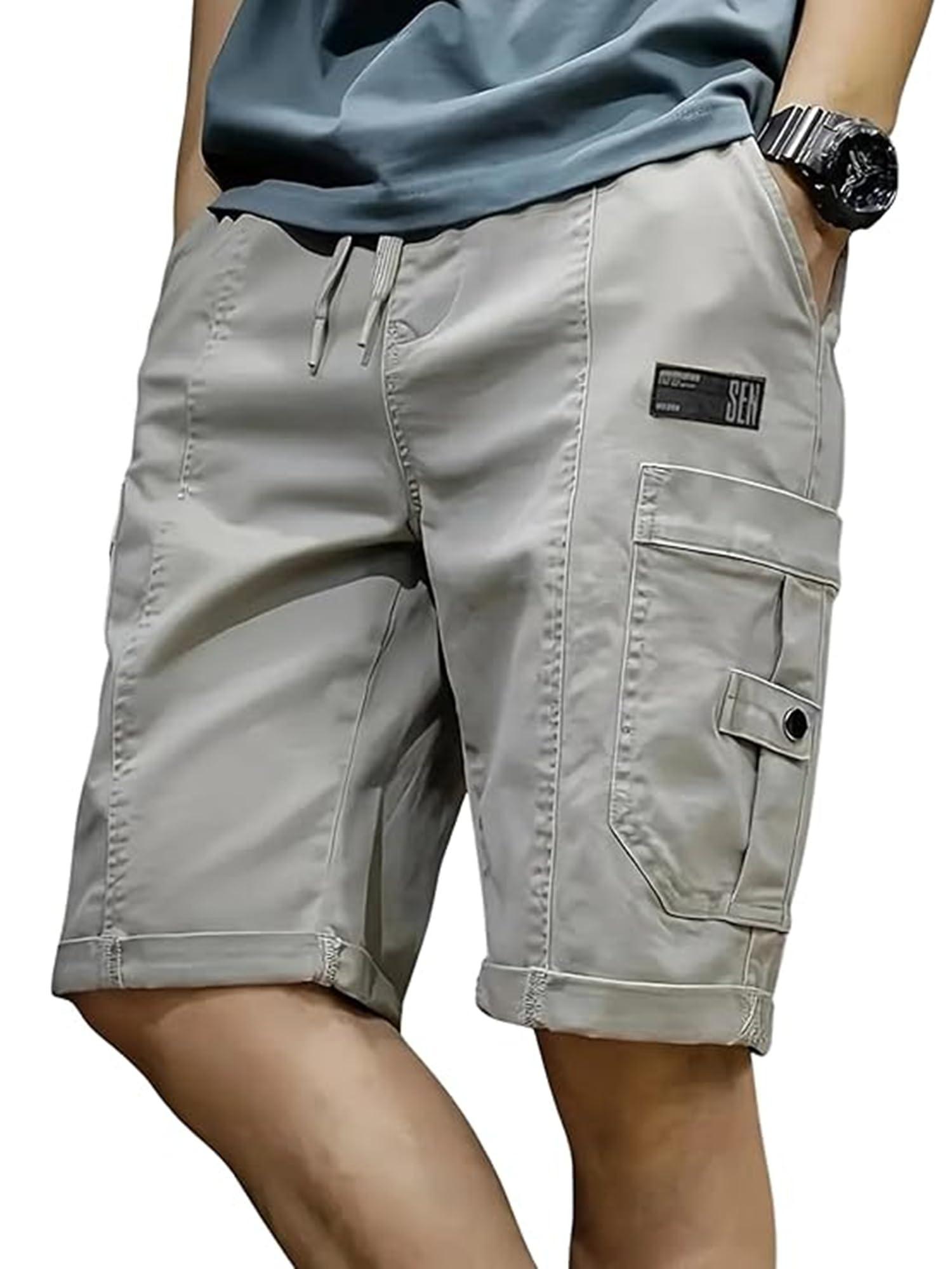 Men shorts || Men shorts cotton || Men shorts casual (Short-11-Lightgrey-2XL)