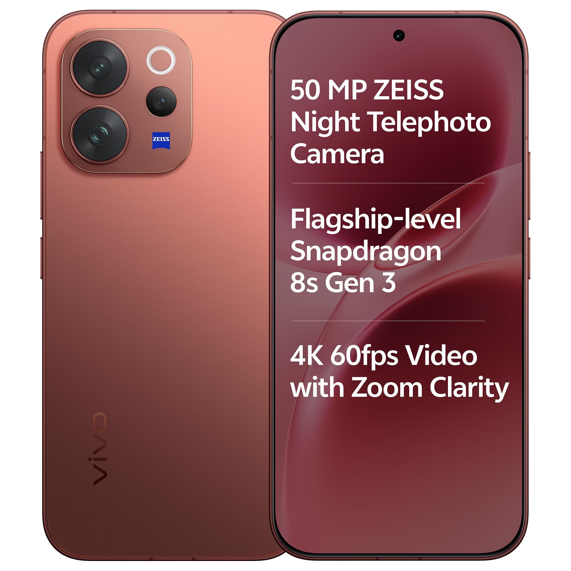 vivo V70 Elite 5G (Passion Red, 12GB RAM, 256GB Storage) with No Cost EMI/Additional Exchange Offers