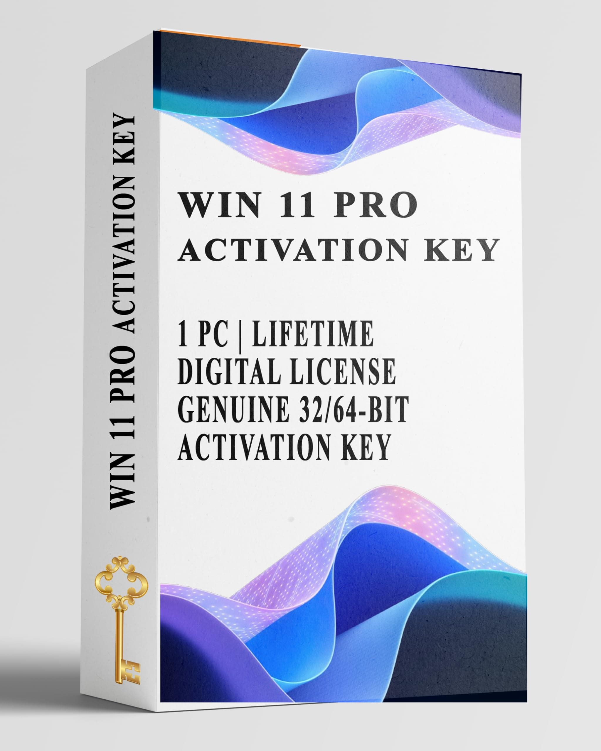 WIN 11 Professional (PRO) Digital License Activation Key, 1 PC/Laptop Lifetime, 100% Genuine 32/64-Bit Compatible, Permanent Activation, Unlimited Reinstallations Supported [OS Key Card]