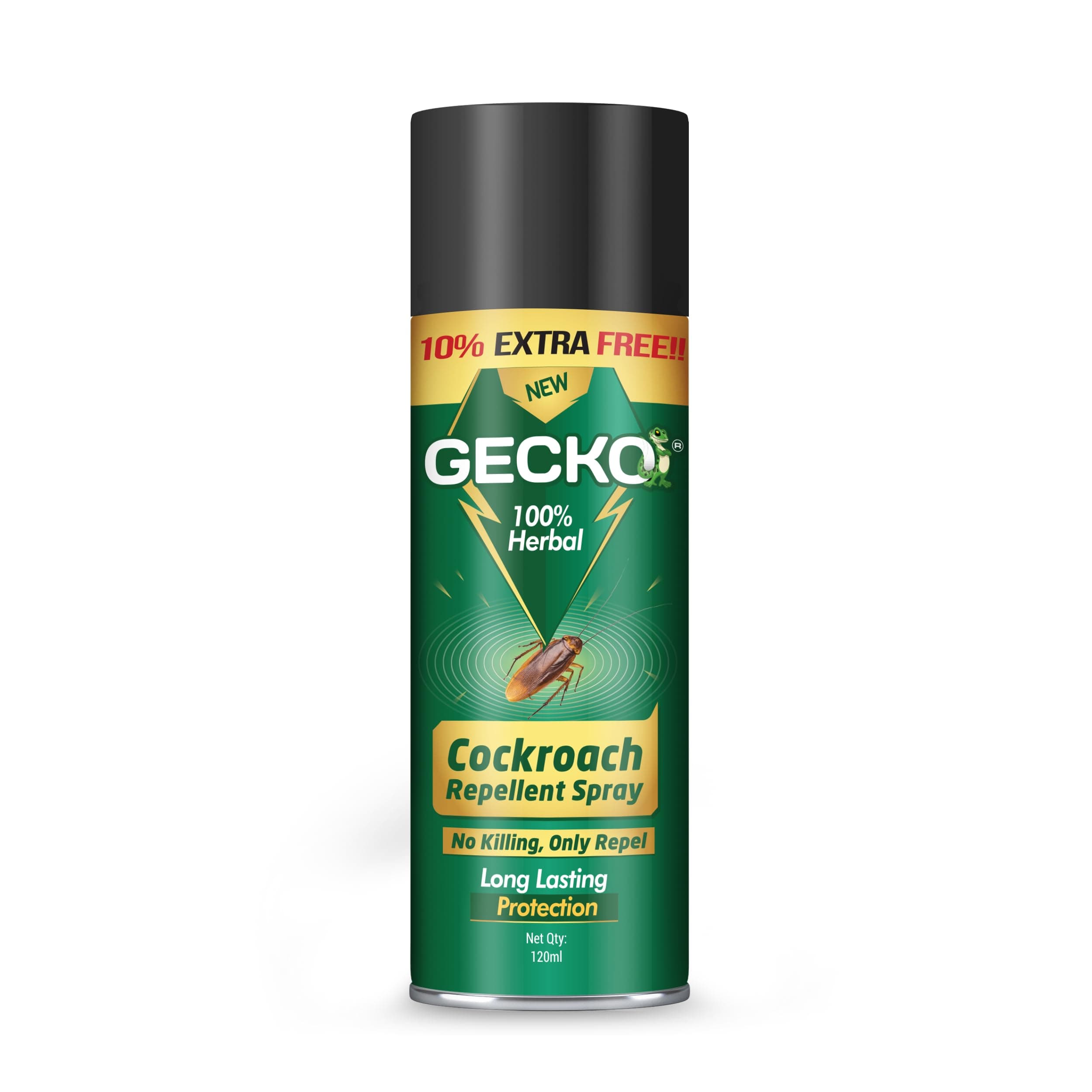 Shadow Securitronics Cockroach Repellent Spray | 100% Natural & Biodegradable | Non-Toxic Formula For Home, Kitchen & Office | Human & Pet Safe | Refreshing Fragrance | 120ml | FORMULATION 10X