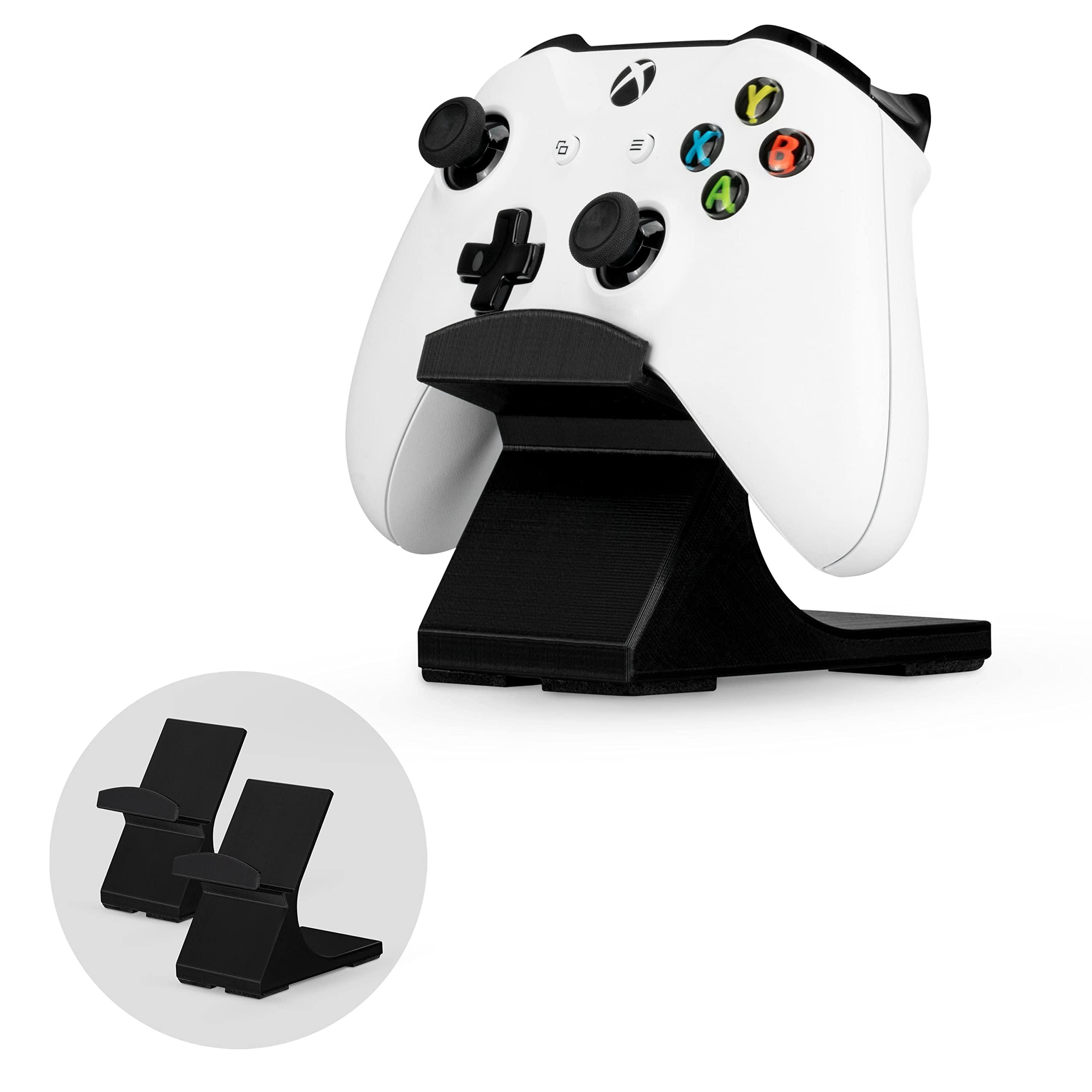 Brainwavz Game Controller Desktop Holder Stand (2 Pack) - Universal Design for Xbox ONE, PS5, PS4, PC, Steelseries, Steam & More, Reduce Clutter UGDS-05