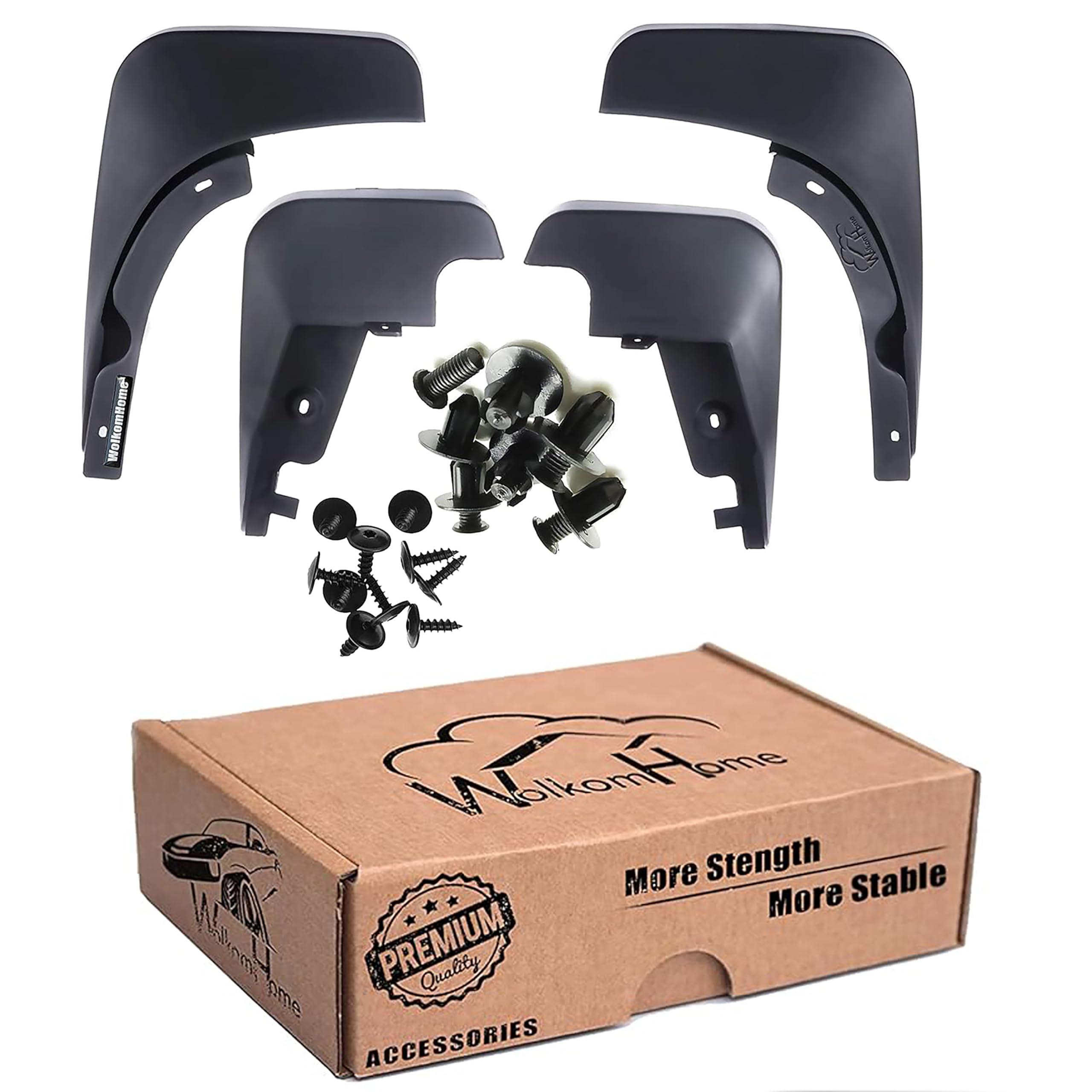 WolkomHome Mud Flap Compatible with Figo 2015 - Durable Splash Guards for Car Exterior Protection