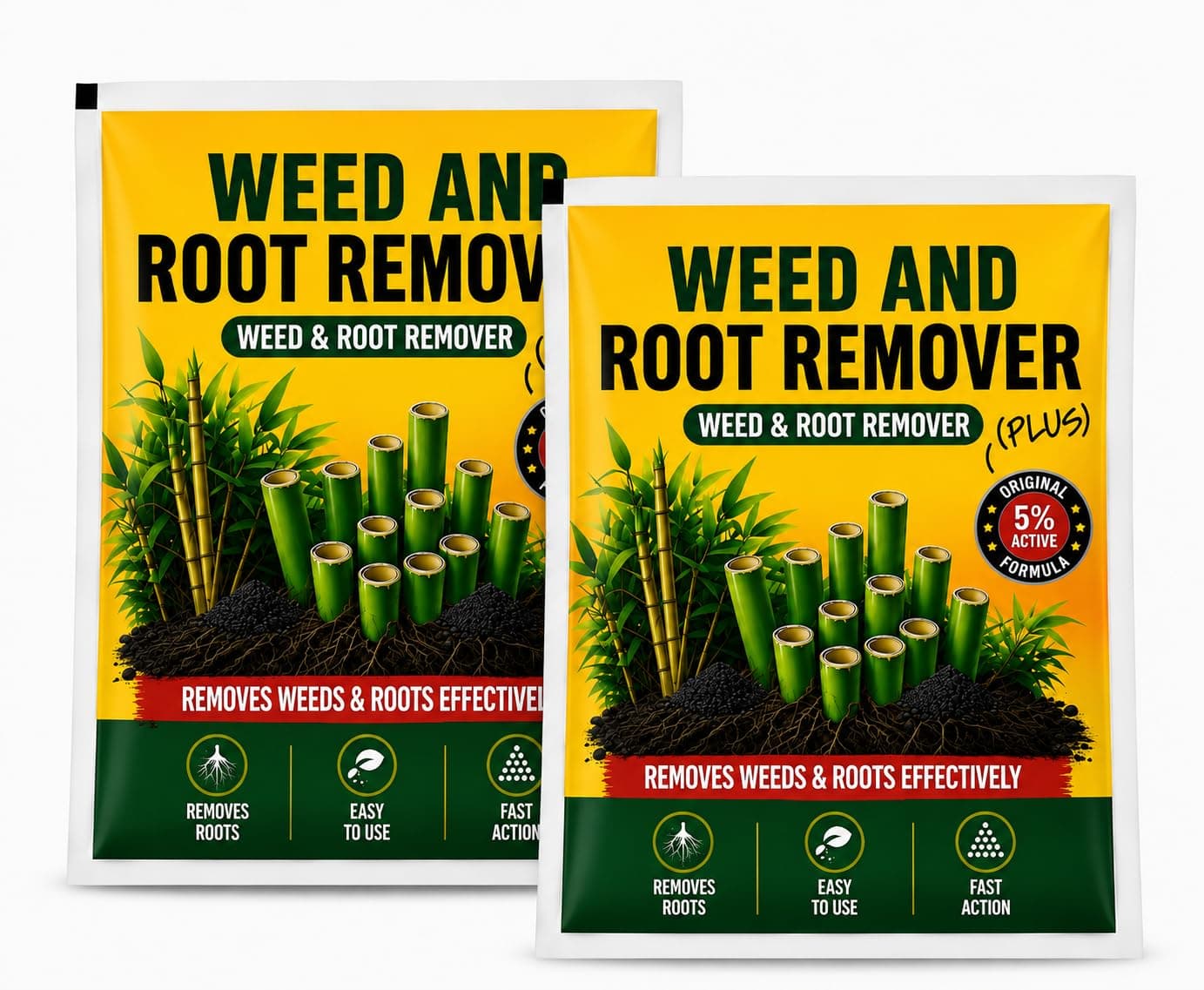 Weed and Root Remover 200G Ready to Use | Fast Acting Deep Penetrating Formula | Removes Weeds from Root for Garden, Lawn, Driveways, Pathways & Outdoor Areas (400 Grams)