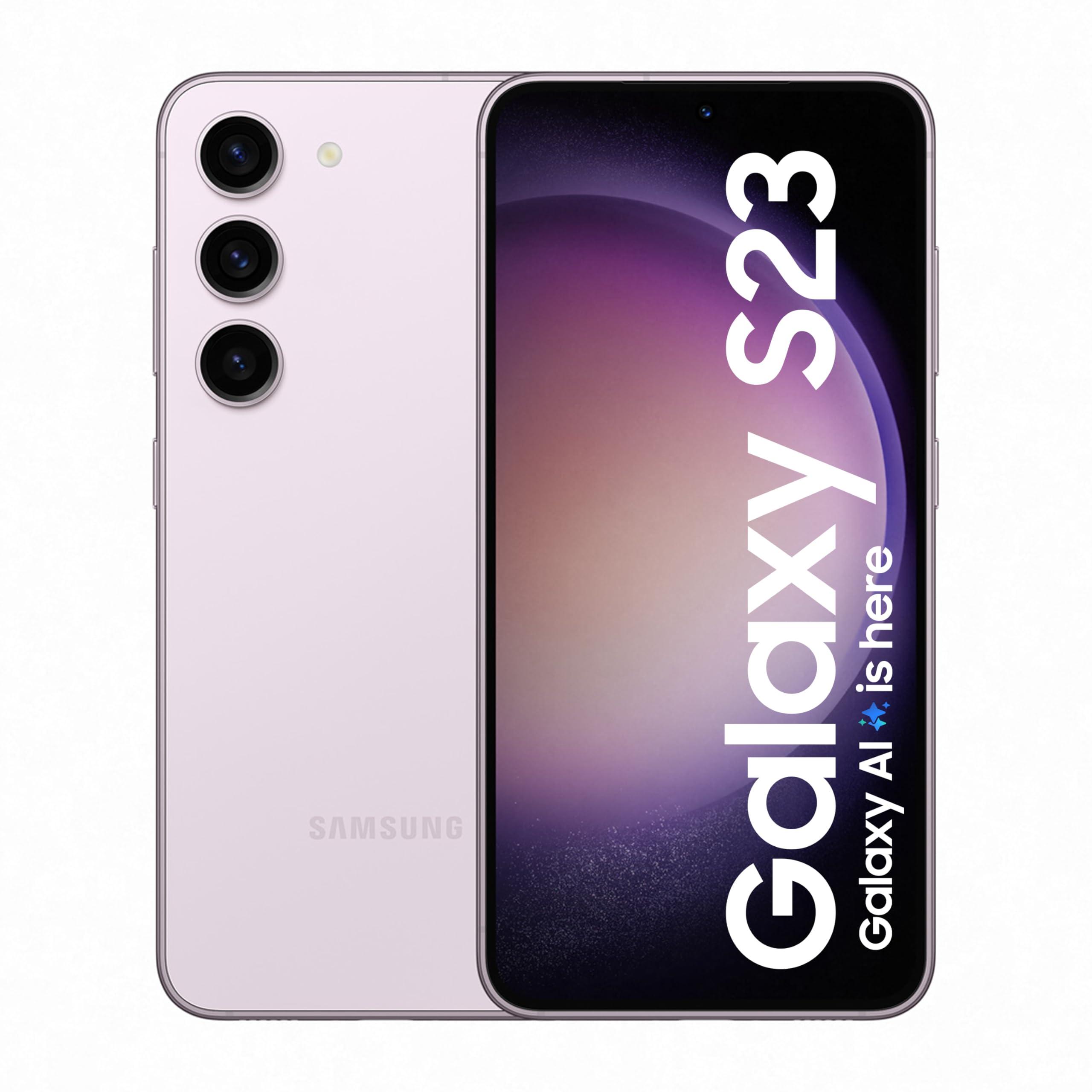 Samsung Galaxy S23 5G AI Smartphone (Lavender, 8GB, 128GB Storage)