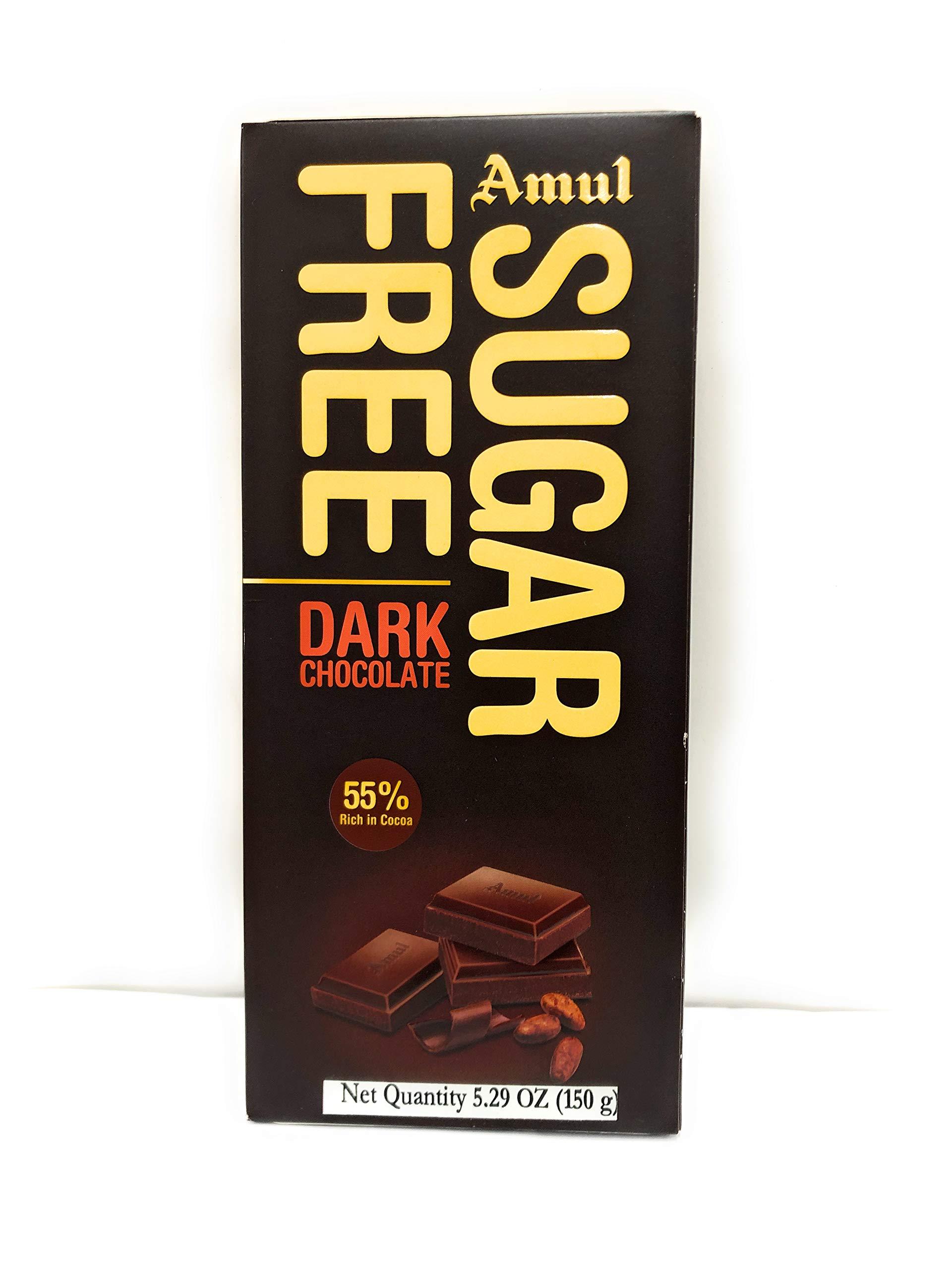 Amul Sugar Free Dark Chocolate, 150 Gm