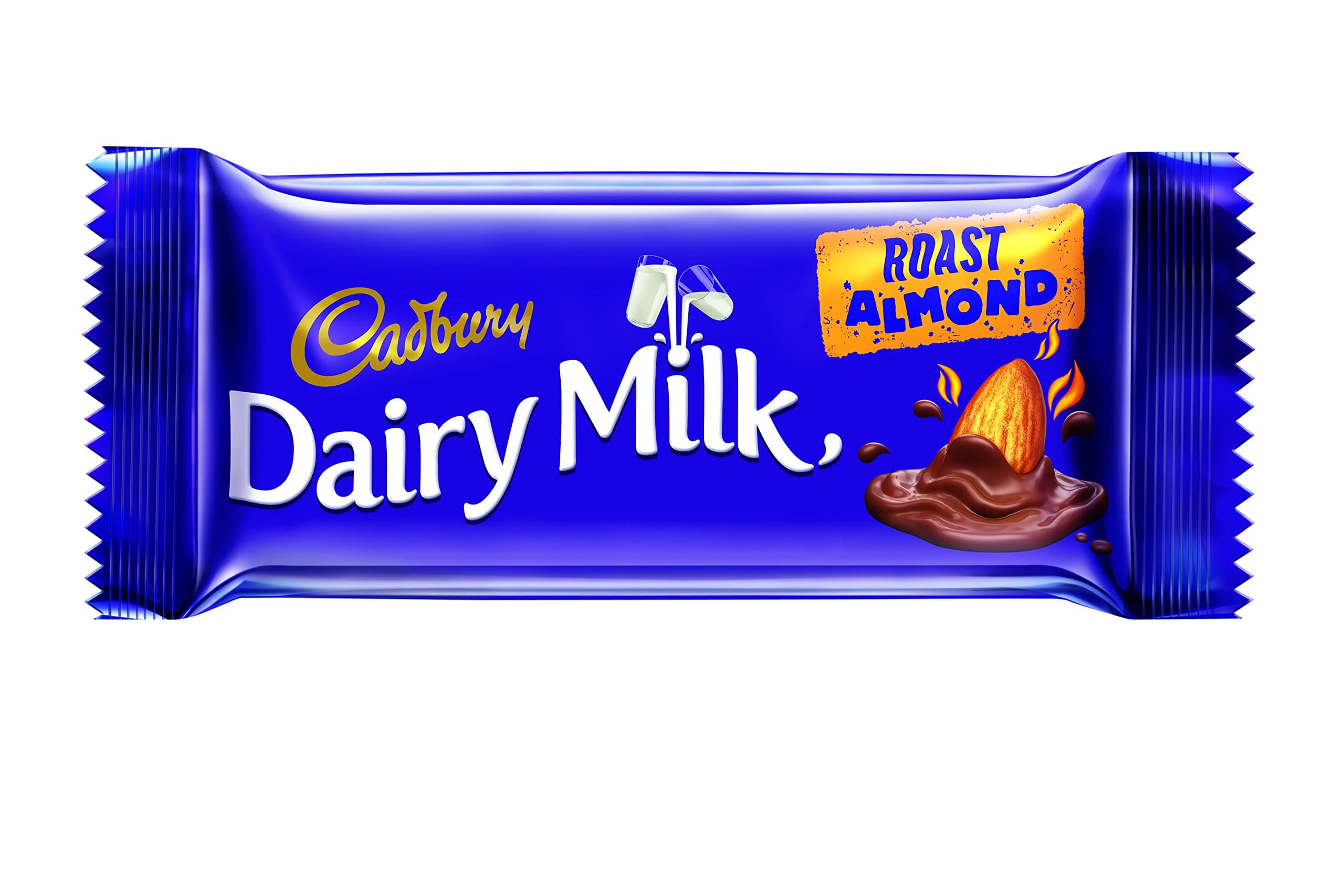 Cadbury Dairy Milk Roast Almond Chocolate Bar,38 Gram
