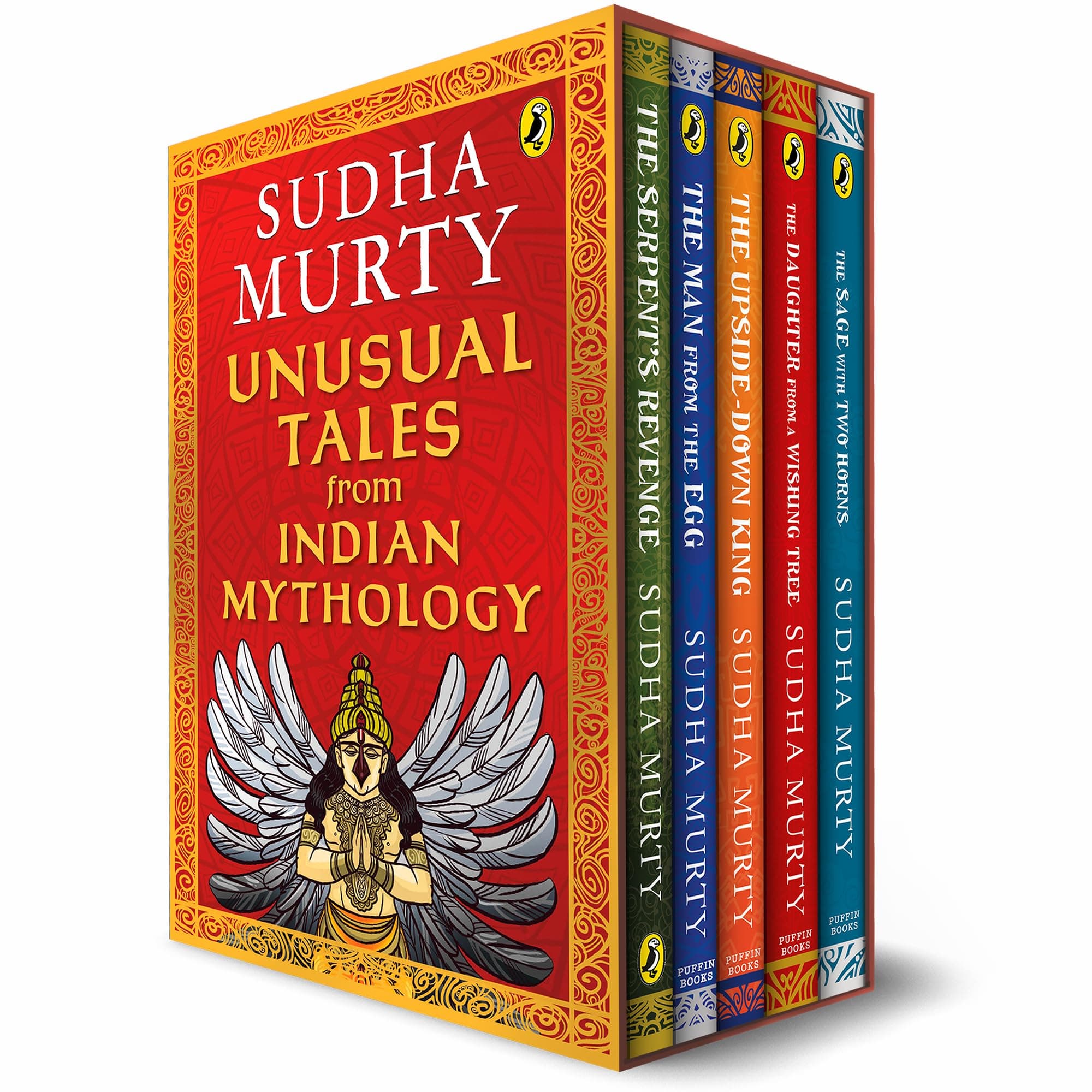 Unusual Tales from Indian Mythology | Sudha Murty’s Bestselling Series | Set of 5 Books | Stories from Mahabharata, Ramayana, & Mythical Characters | Ages 9+