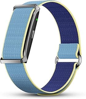 Pebble Newly Launched Qore Fitness Band with 45 Days Battery Life| 100+ Sports Modes| Advanced Health Tracking HR| SpO2| Stress| Sleep| OneKey Measurement| Smart Notifications - Black (Blue)
