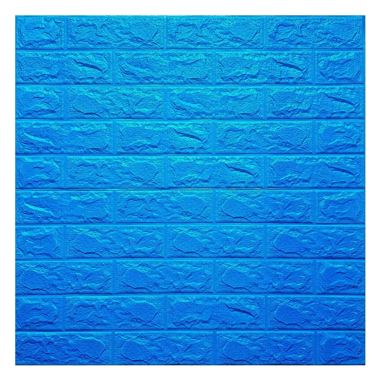 Barebeauty 3D Wall Panel Wallpaper, Self Adhesive PE Foam Brick Sticker, Waterproof Peel & Stick Wall Covering for Home, Bedroom & Living Room Decor, 70 x 77 cm (Pack of 1, 5.8 Sq. Ft. Approx)