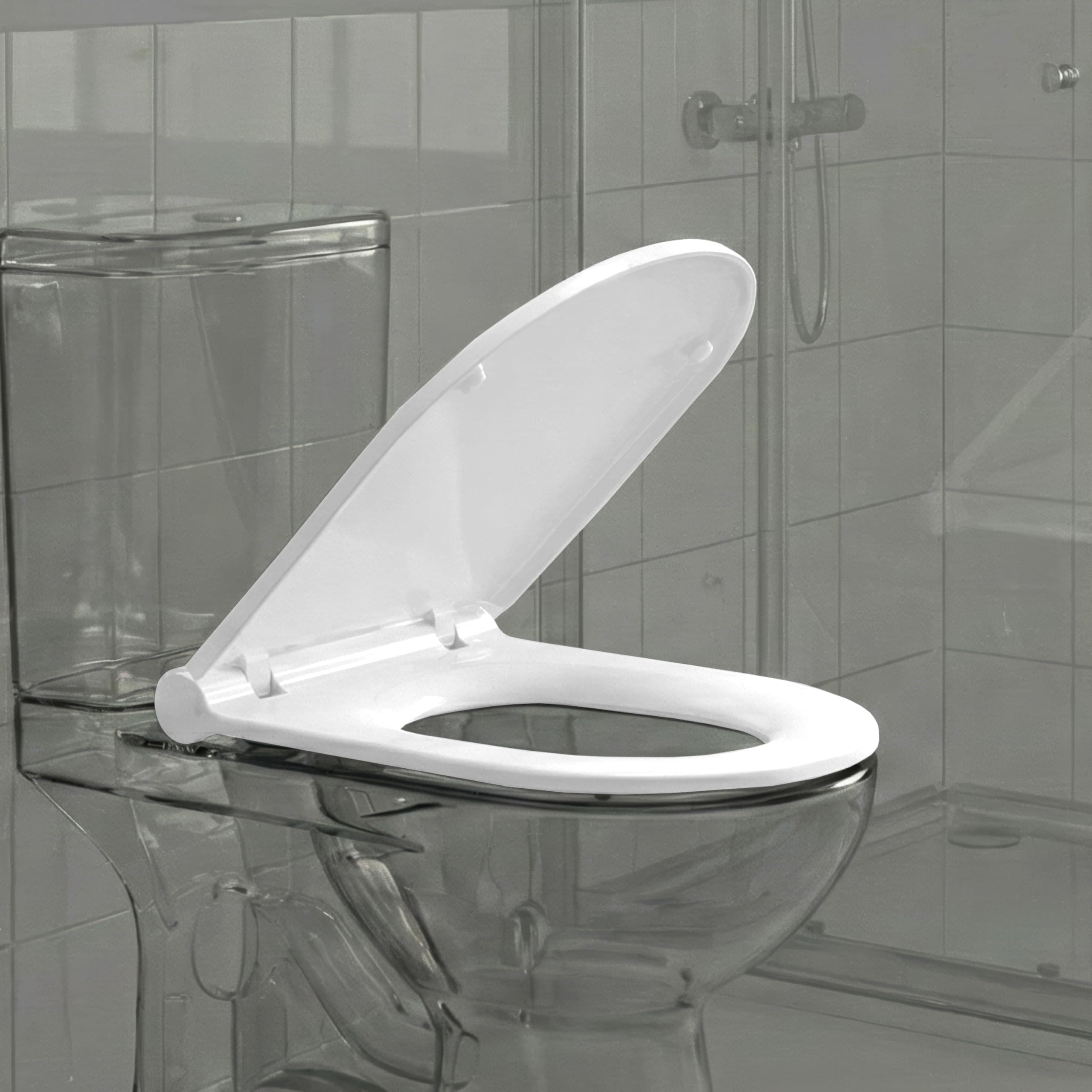 WASSMIST Toilet Seat Cover Set (Soft Close) Durable Toilet Seat Cover | Premium Finish