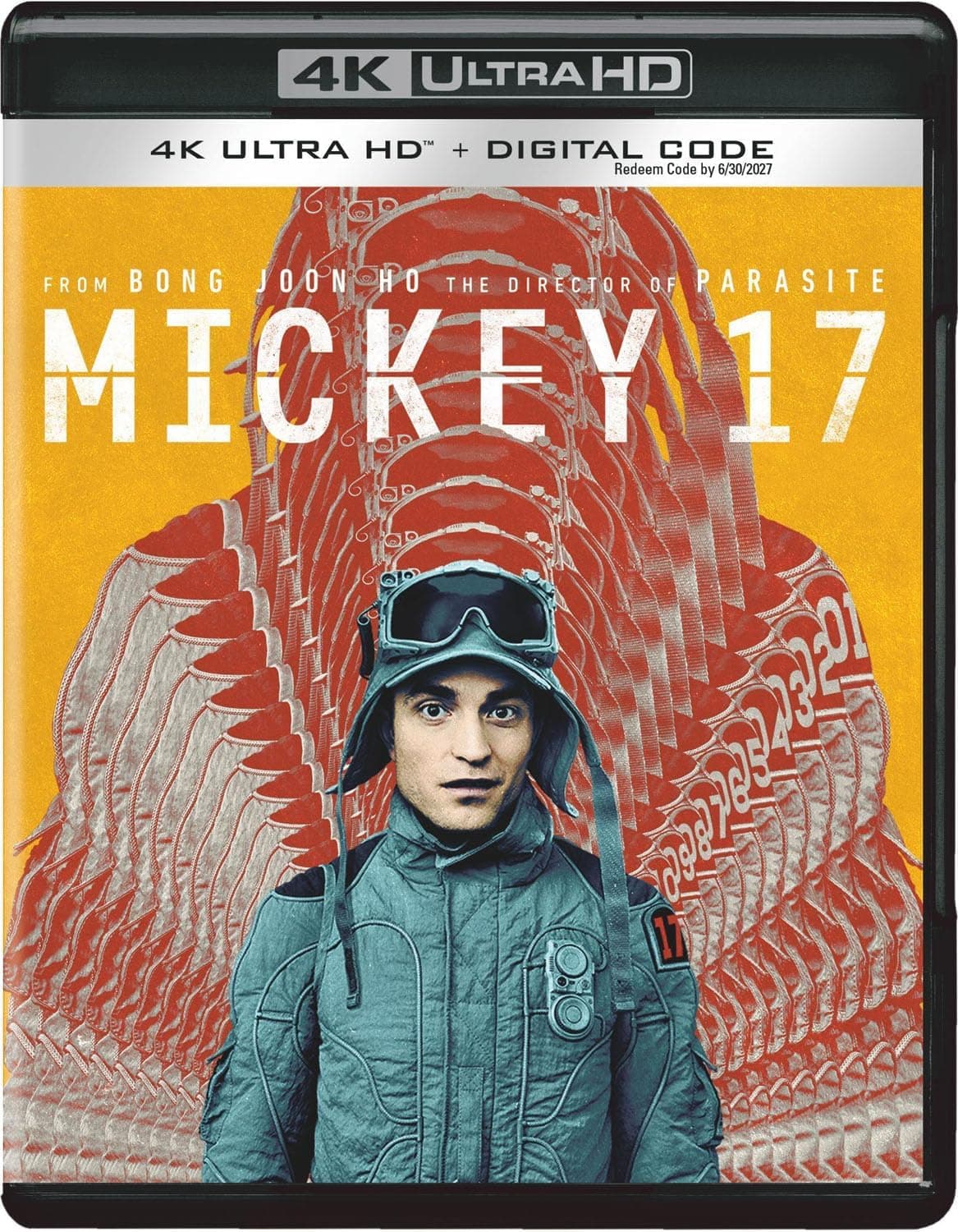 Mickey 17 (2025) (4K Ultra HD + Digital Code) (1-Disc) (Uncut | Slipcase Packaging | Region Free 4K Ultra HD | US Import) - Incl. Dolby Vision, HDR10 & Dolby Atmos