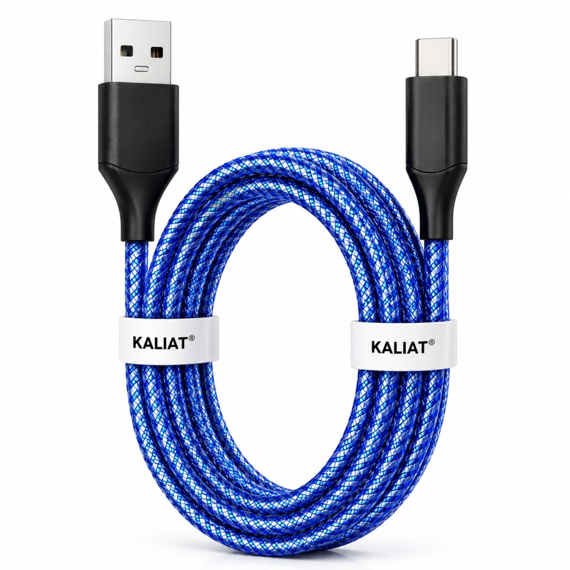Type C Cable Fast Charging - 100W | Warp/Dash Charge Compatible, Nylon