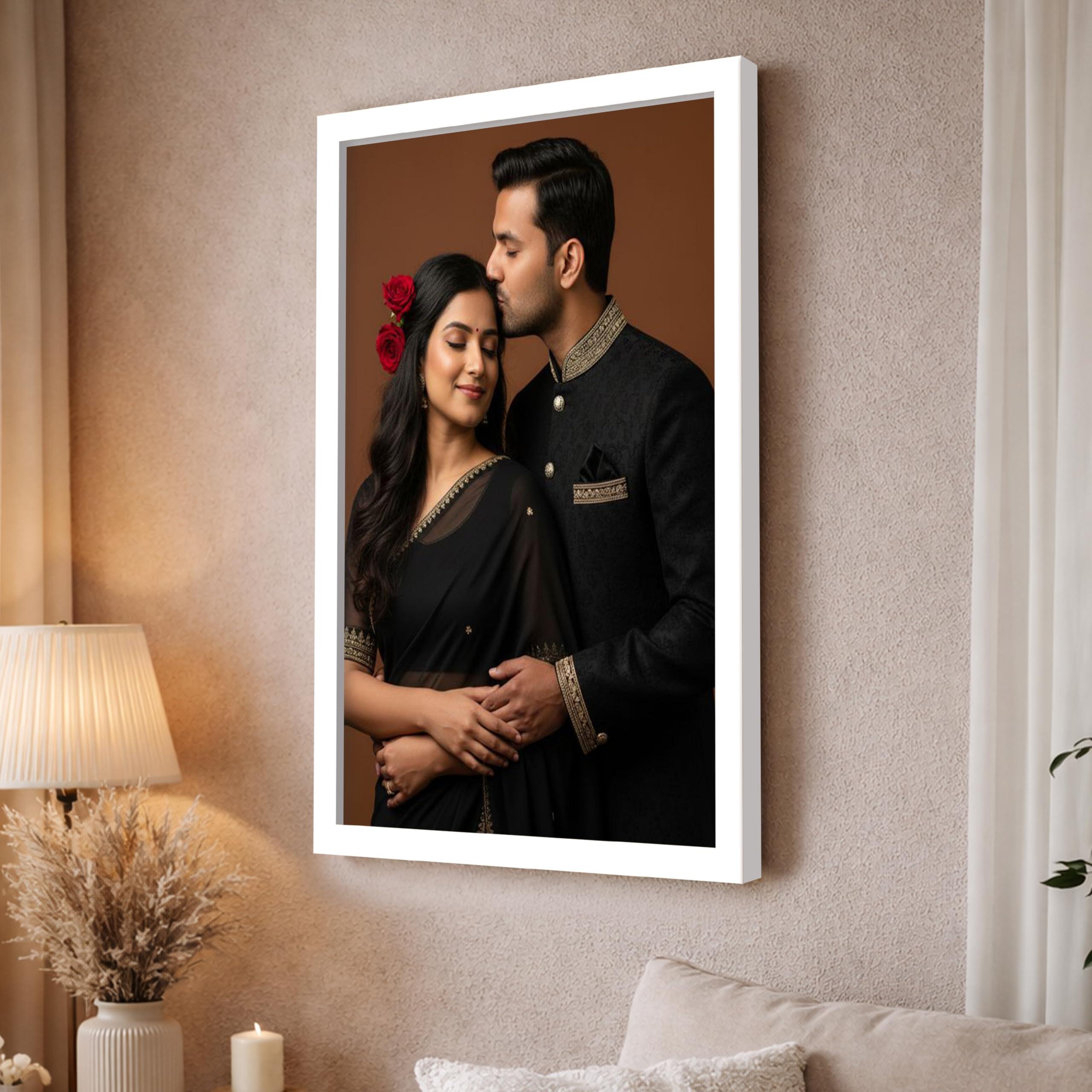 Art Street Synthetic Document Large Size Wall Photo Frame, Big Frames For Wall Artwork, Certificates, Picture & Photographs Home Decor (White, 20x28 Inch)