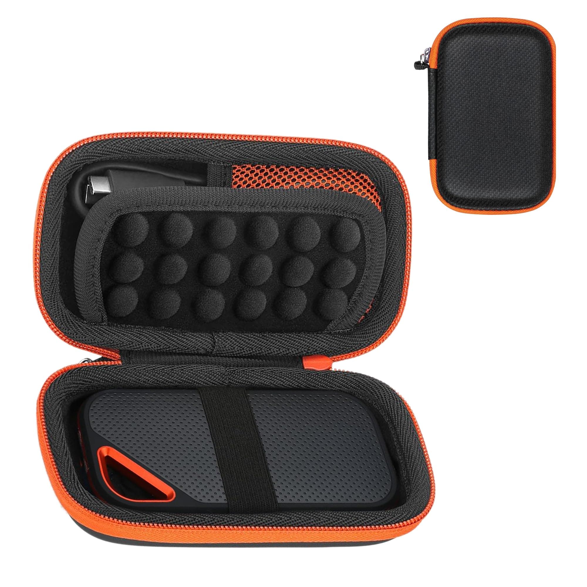 Sounce SSD Case for SanDisk Extreme Portable SSD, Hard Travel Case, Black