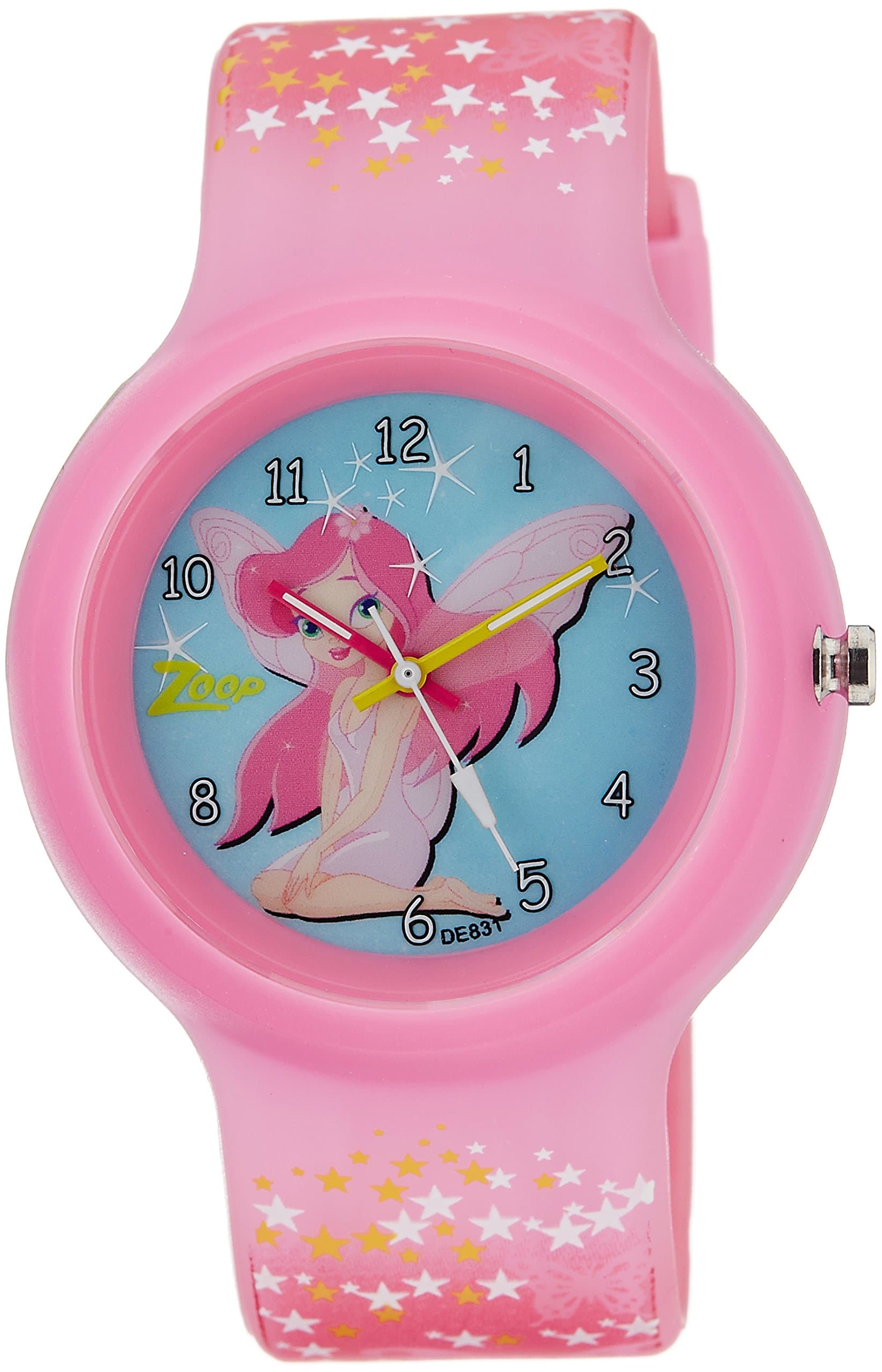 Zoop Analog Watch with Blue Dial & Pink Strap for Girls Kids, from House of Titan - NSC3029PP11W