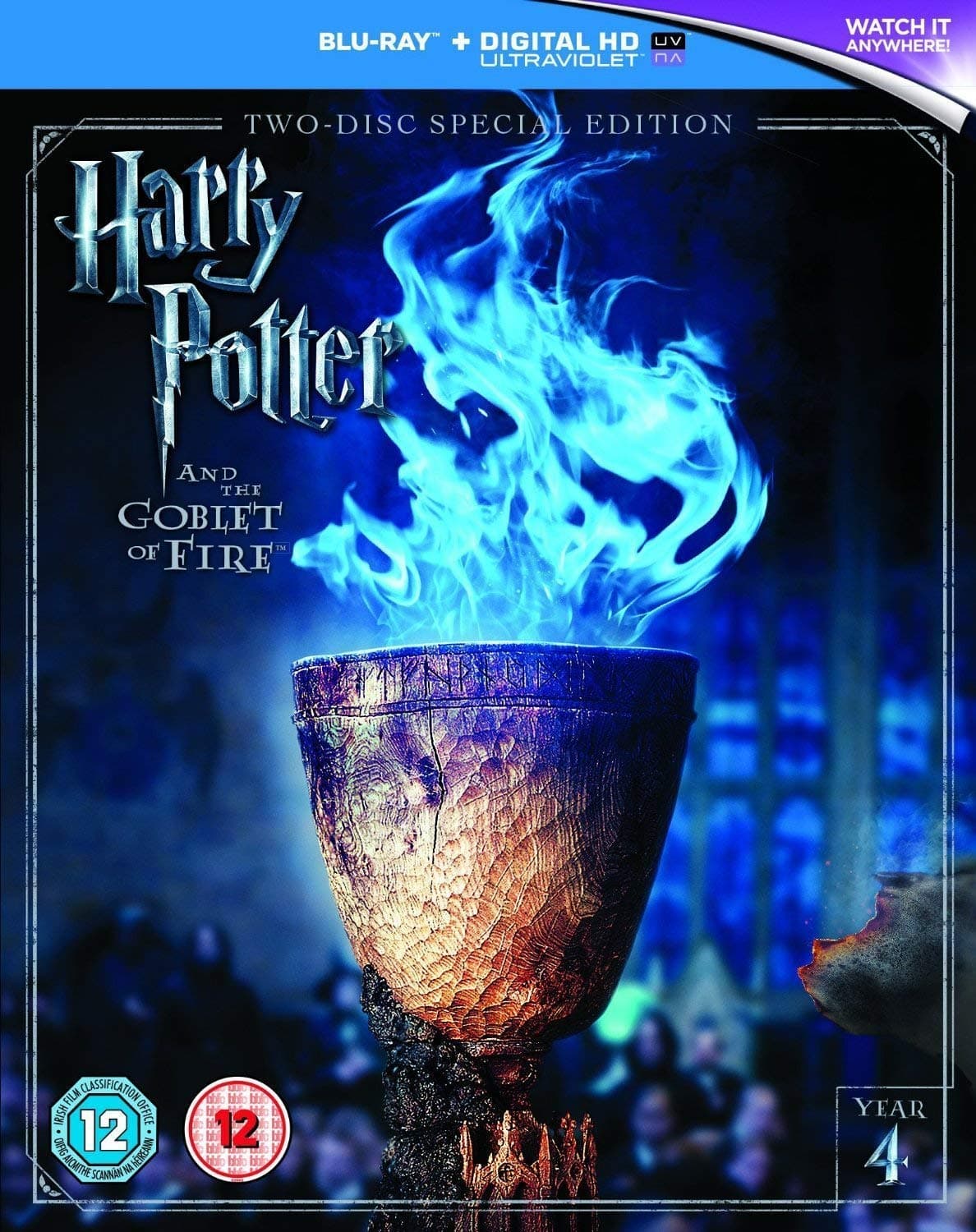 Harry Potter and the Goblet of Fire (2005) - Year 4 (Blu-ray + Bonus Features Blu-ray + Digital Download + UV) (2-Disc) (Special Collector's Edition) (Uncut | Slipcase Packaging | Region Free Blu-ray | UK Import)
