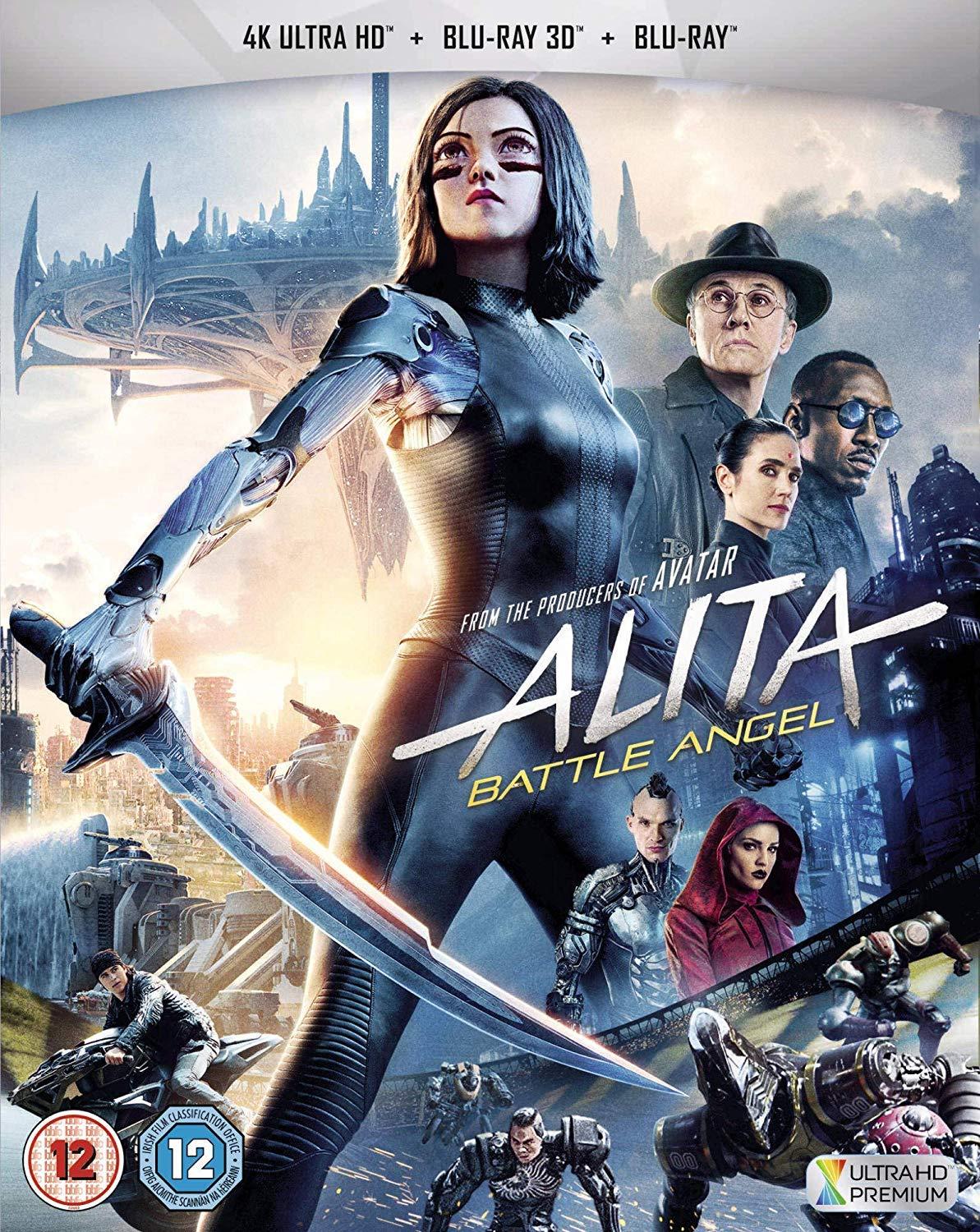 James Cameron's - Alita: Battle Angel (2019) - A Robert Rodriguez Film (4K UHD + Blu-ray 3D + Blu-ray) (3-Disc) (Uncut | Foil Slipcase Packaging | Region Free 4K Ultra HD / Blu-ray | UK Import) - Go Deeper into Alita's Universe; Over 2 Hours of Extras on Blu-ray