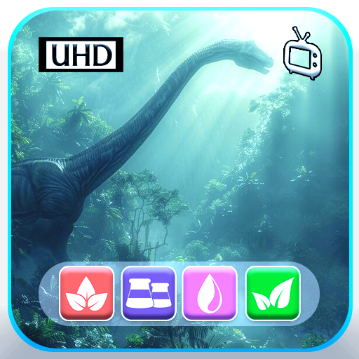 T-Rex Dinosaurs Jurassic Jungle Screensaver