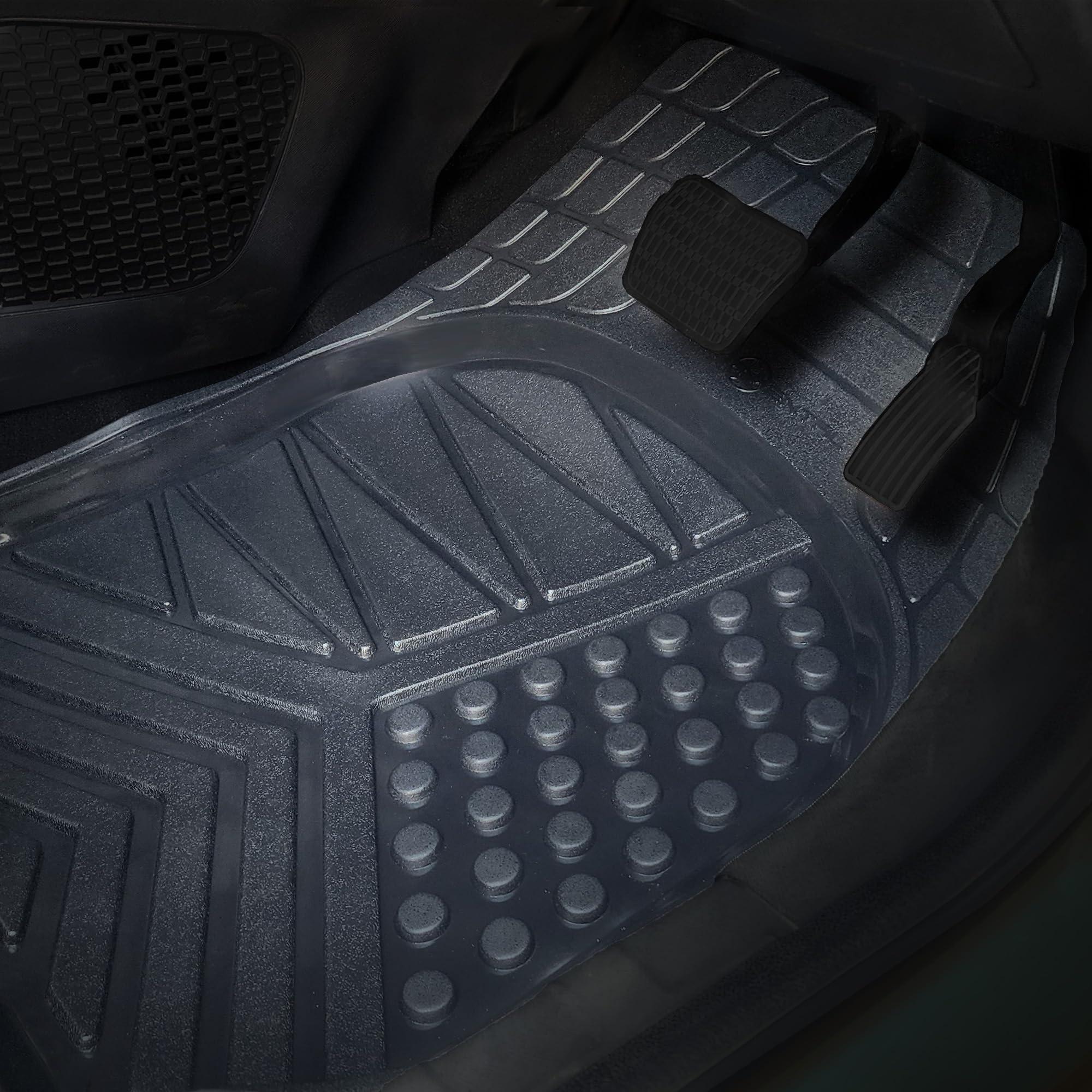 CONTINENTAL [Duramat] Universal Driver Side Car Mat only- Premium Waterproof Car Floor Mats for All Cars, All-Weather Protection Car Foot Mats with Anti-Slip Design (Pack of 1,Black)