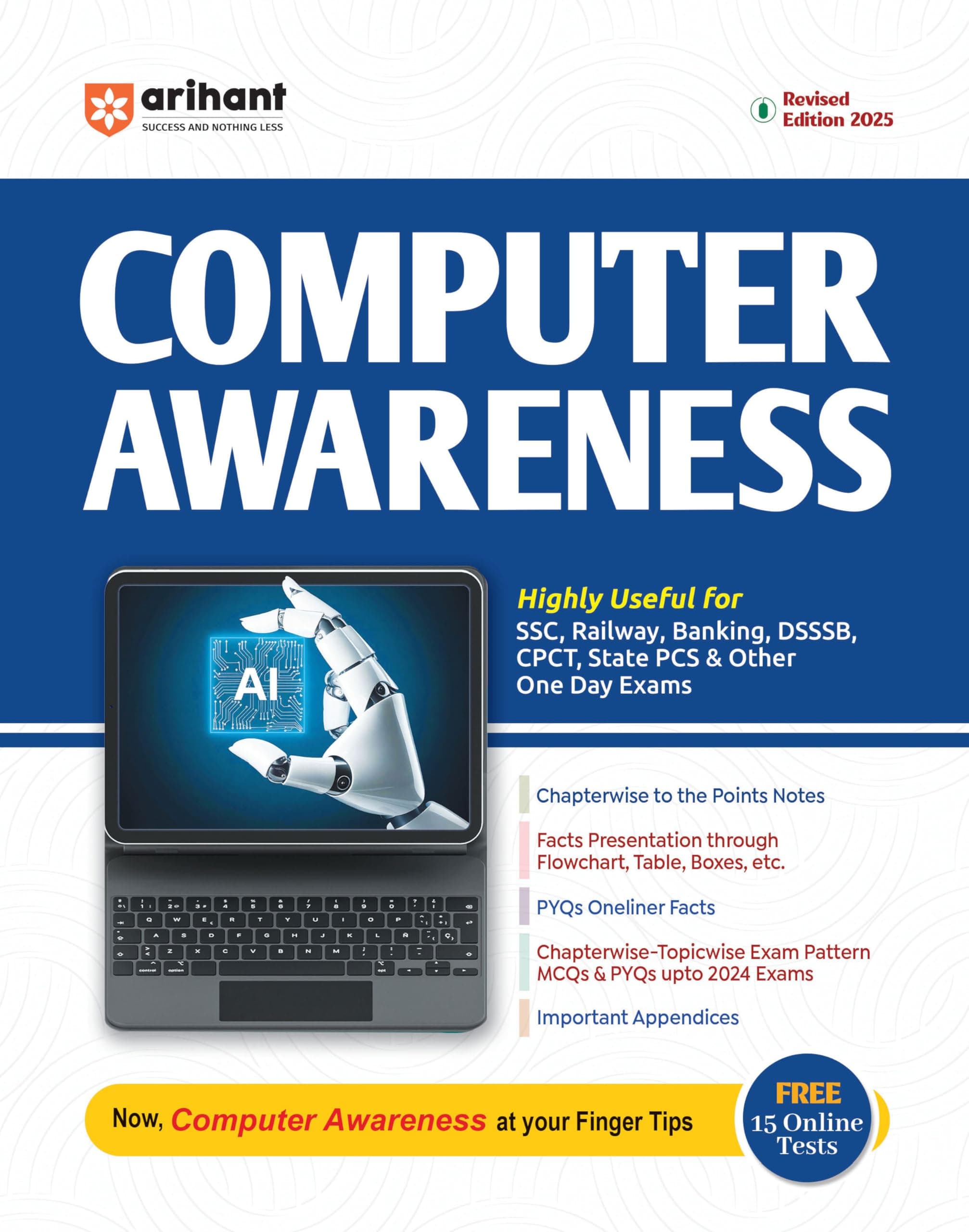 (Old Edition) Arihant Computer Awareness Revised Edition 2025