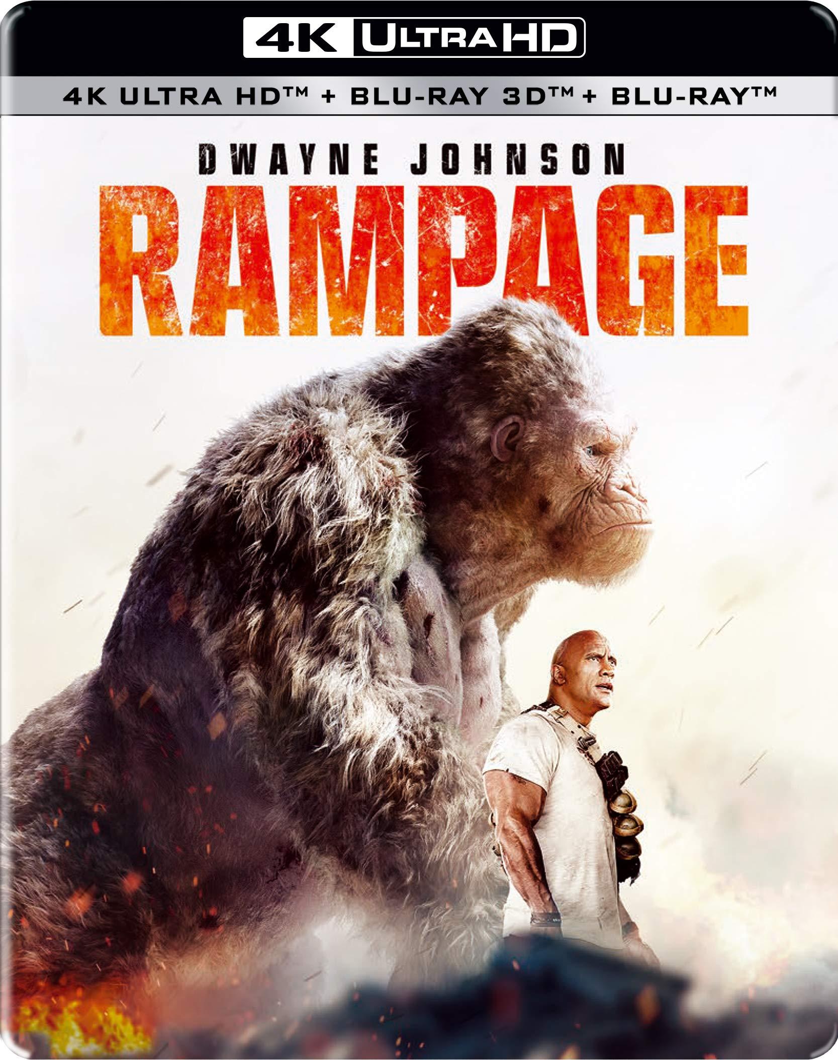 Rampage (Steelbook) (4K UHD + Blu-ray 3D + Blu-ray) (3-Disc)
