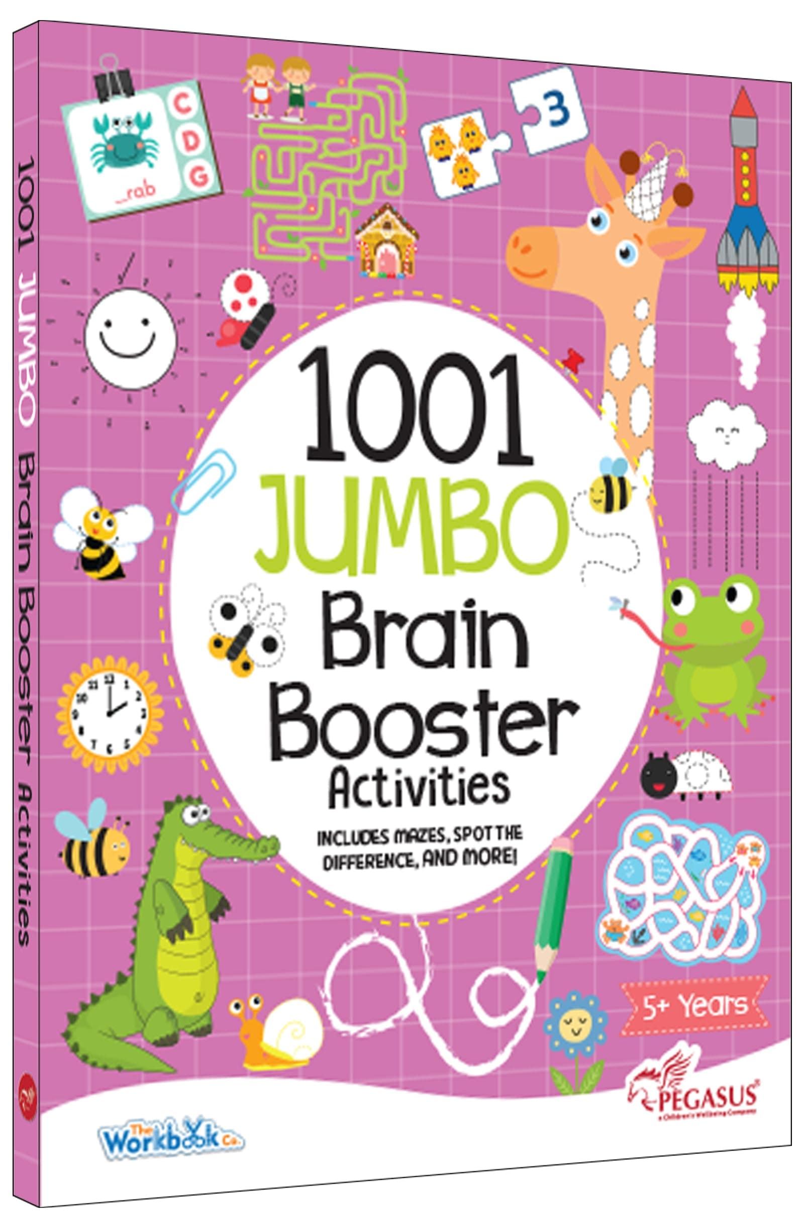 1001 Jumbo Brain Booster Activities for 5 to 8 Years Old Kids|Enhance the Child Mind with Cognitive Excellence with Interactive Activity Book