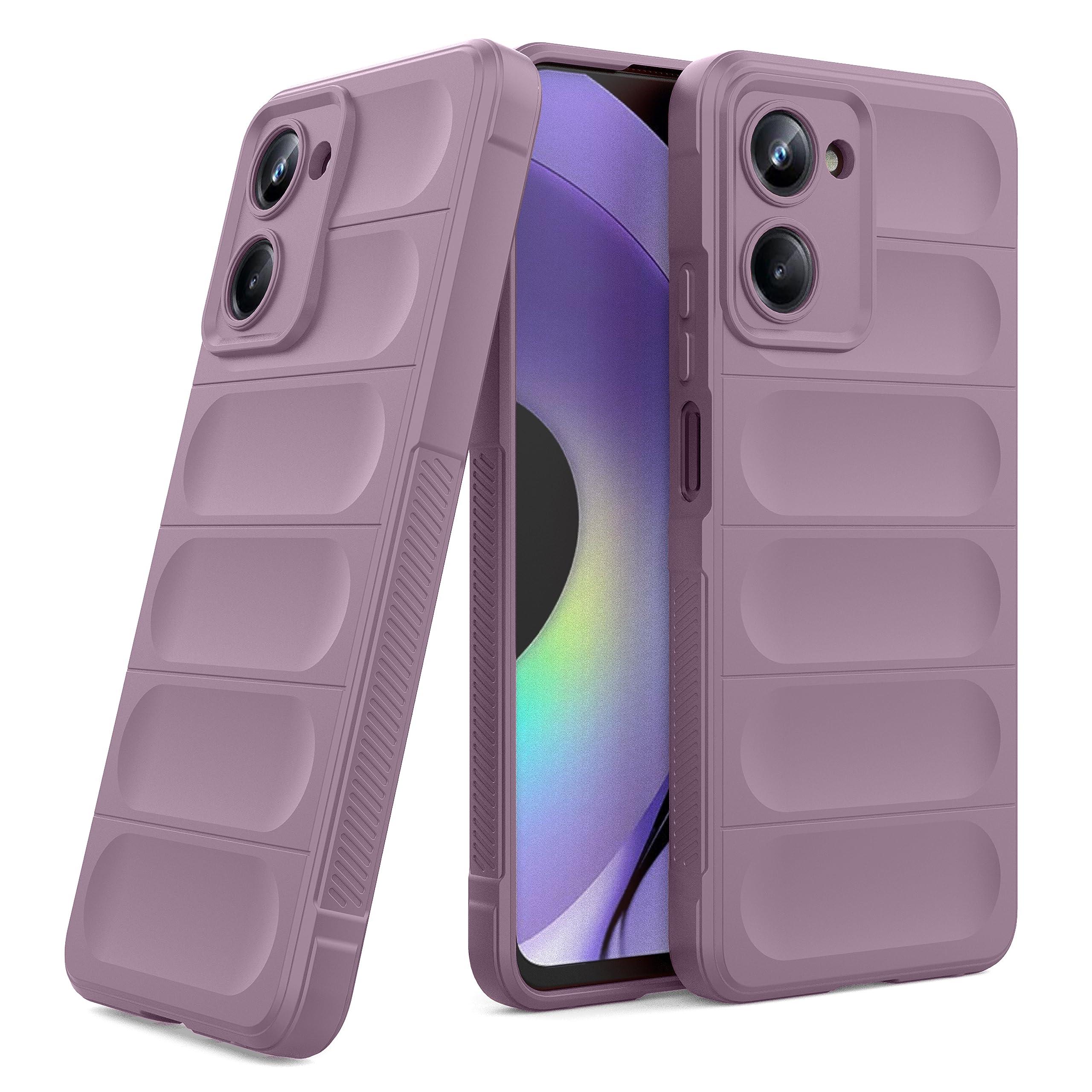 Zapcase Back Case Cover for IQOO Z9 Lite 5G | Compatible for IQOO Z9 Lite 5G Back Cover | Liquid Silicon Magic Case with Camera Protection | Lavender