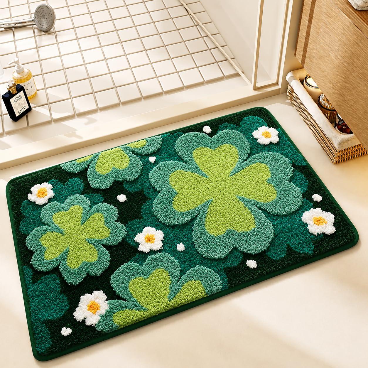 Roseate Birch Super Soft (40x60 cm) Microfiber 2000 GSM Bath Mat Super Absorbent Anti-Skid Door Mats for Home/Bathroom Mat/Bedroom/Kitchen/Floor Mat (Pack of 1)
