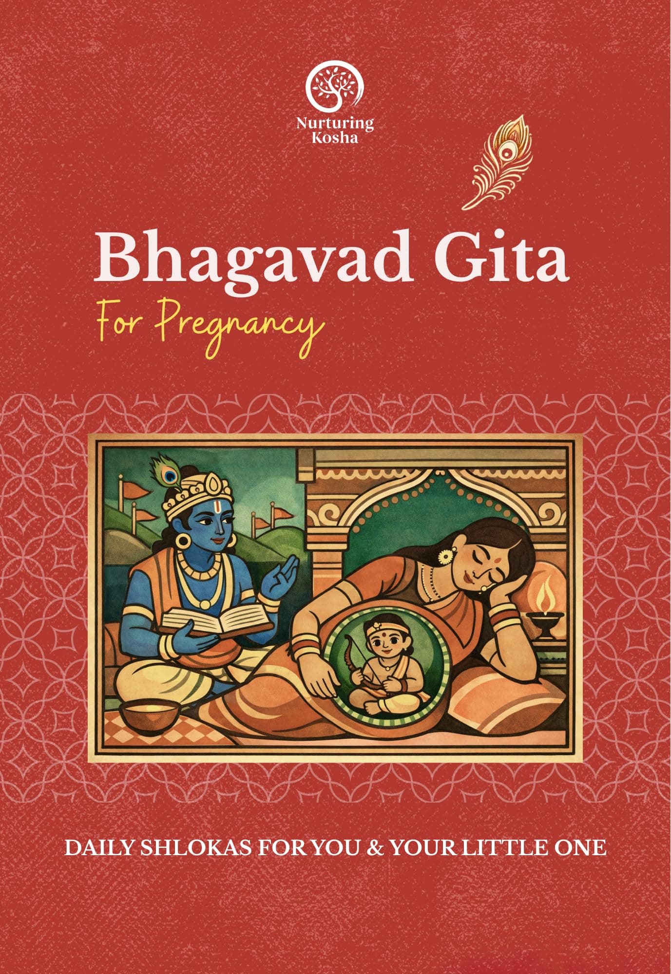 Bhagavad Gita for Pregnancy | Includes 108 verses (With pregnancy refelctions) | 12 Themes with Activities | Pregnancy Gift