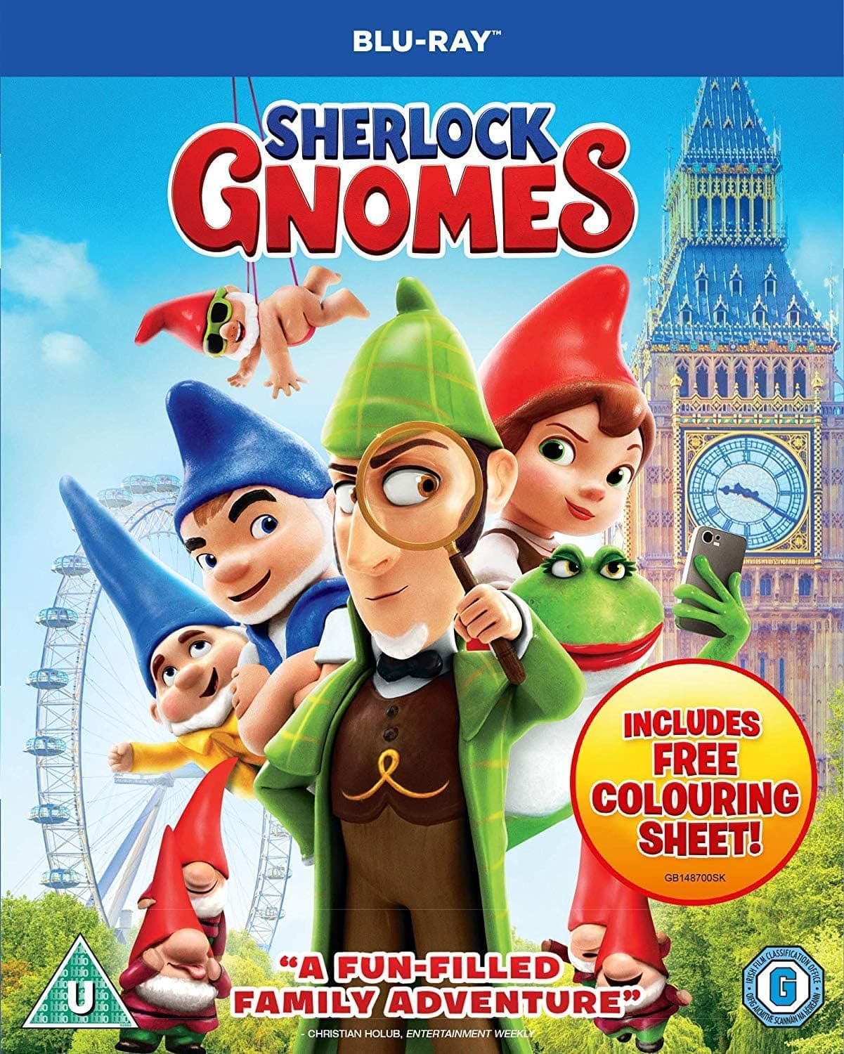 Sherlock Gnomes (Uncut | Premium Slipcase Packaging | Region Free Blu-ray | UK Import)