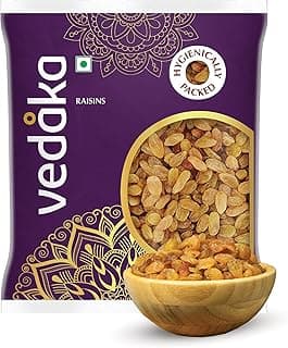 Amazon Brand - Vedaka Raisins | 500 Gram | Dried Grapes | Kishmish | Dry Fruits And Nuts | High In Antioxidants